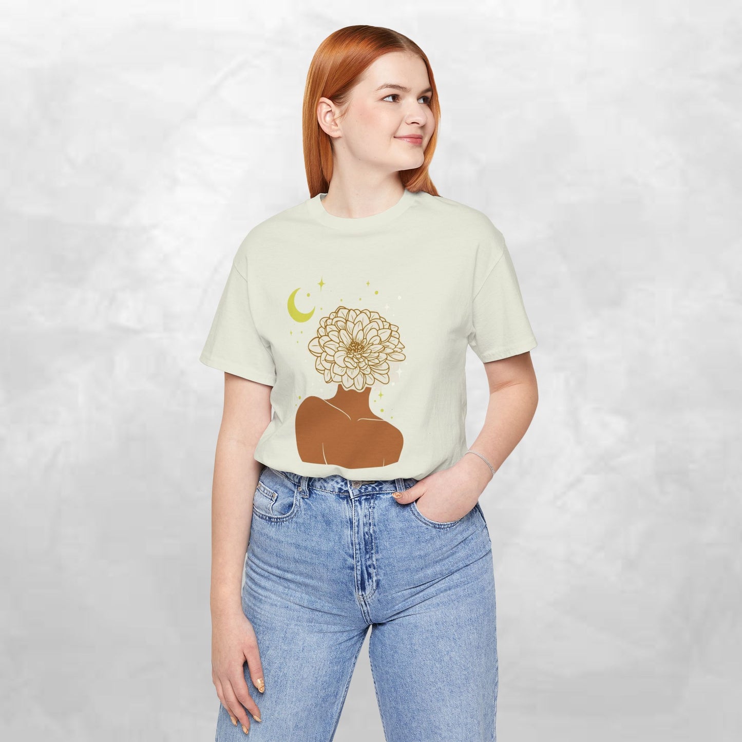 Boho Floral Graphic Tee, Aesthetic Tee, Nature Lover T-Shirt, Gift for Her, Casual Wear, Summer Top, Comfortable Tee