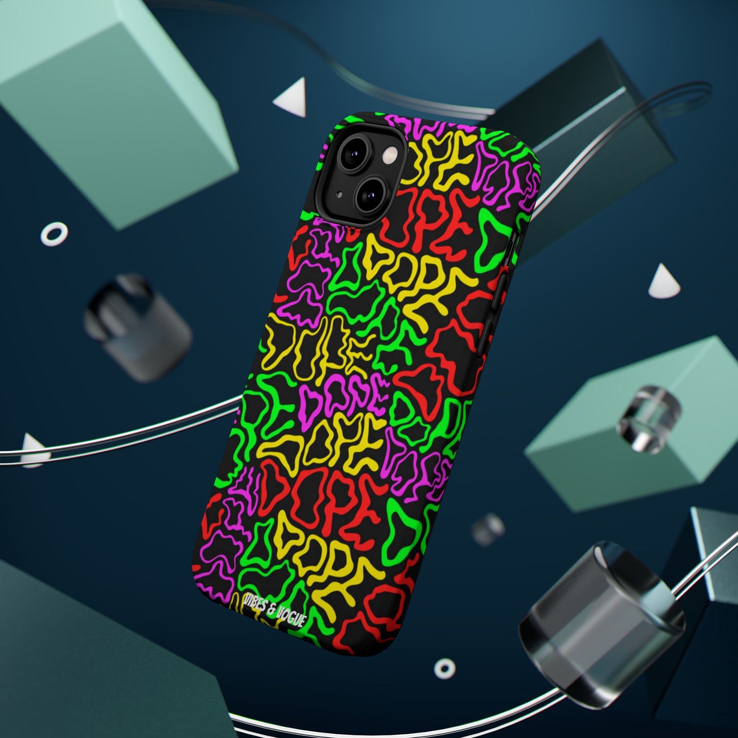 Colorful Magnetic Phone Cases, Funky Case for Teens, Cool Phone Accessories, Unique Gift for Friends, Vibrant Tough Cases, Phone Protection