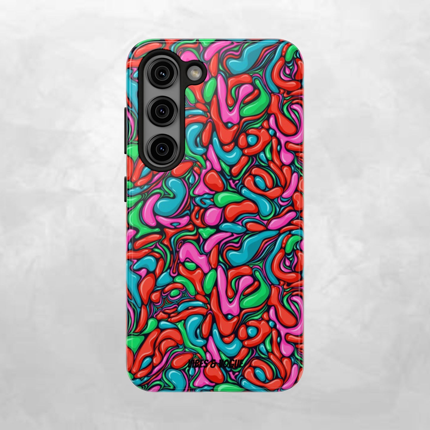 Vibrant Tough Phone Cases - Colorful Abstract Designs for Teens & Adults, Perfect Gift for Birthdays, Holidays, & Everyday Use