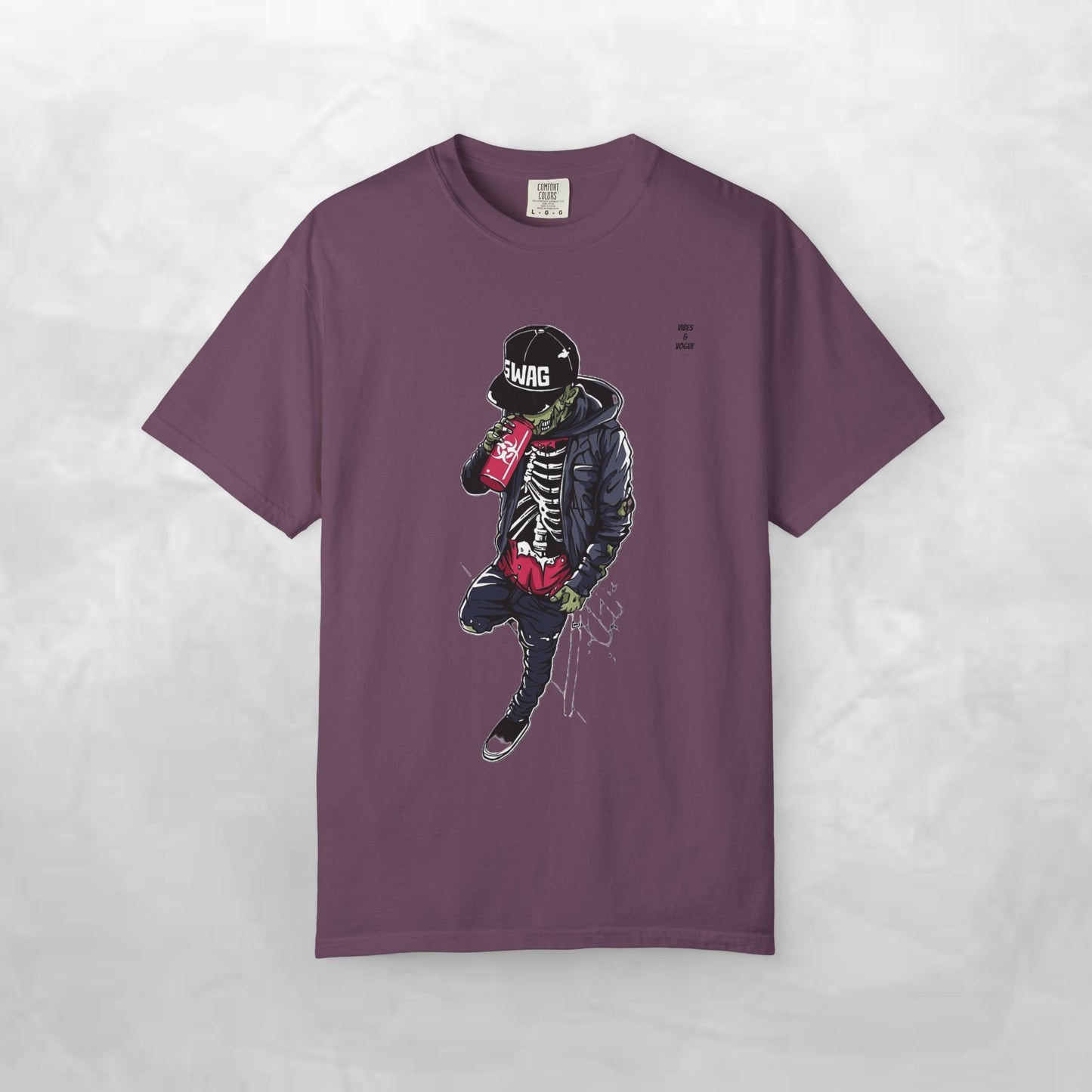 Cool Skeleton Swag Unisex T-Shirt - Trendy Streetwear Graphic Tee
