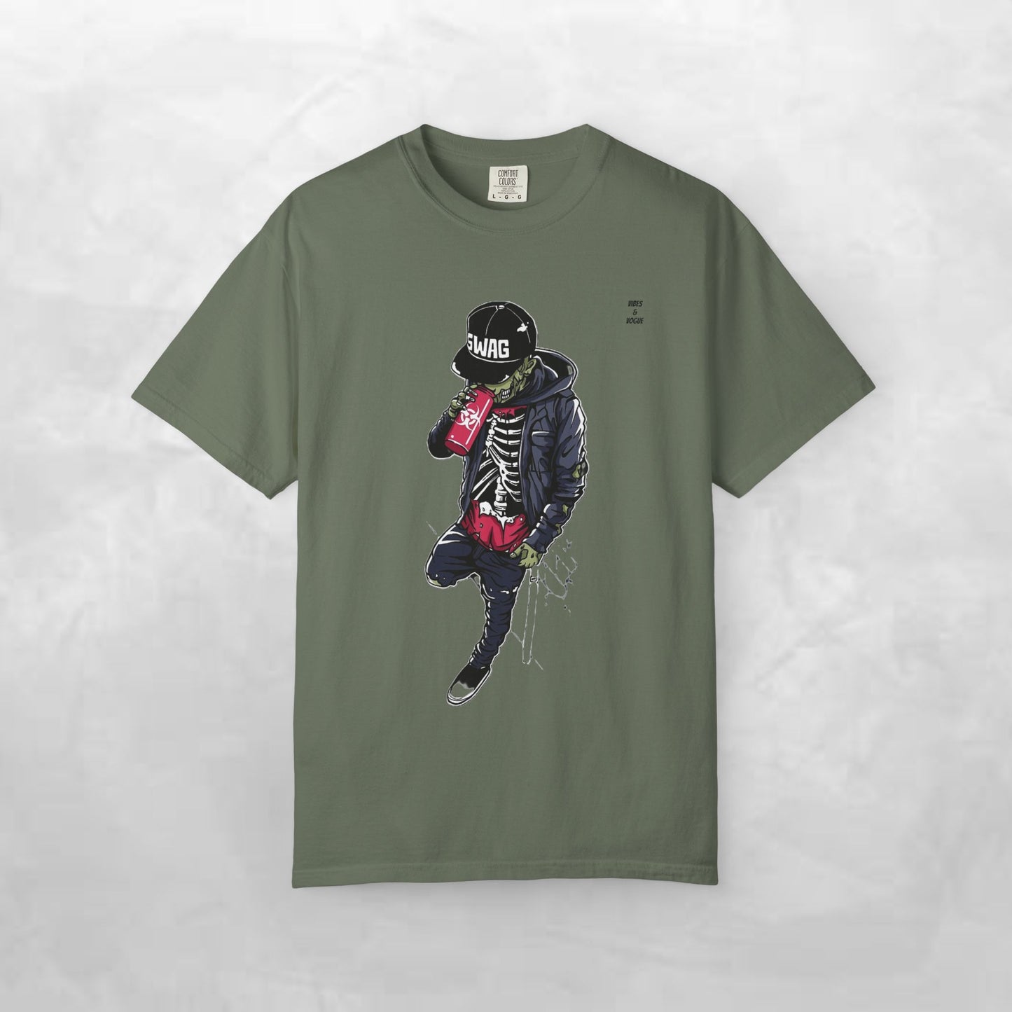 Cool Skeleton Swag Unisex T-Shirt - Trendy Streetwear Graphic Tee