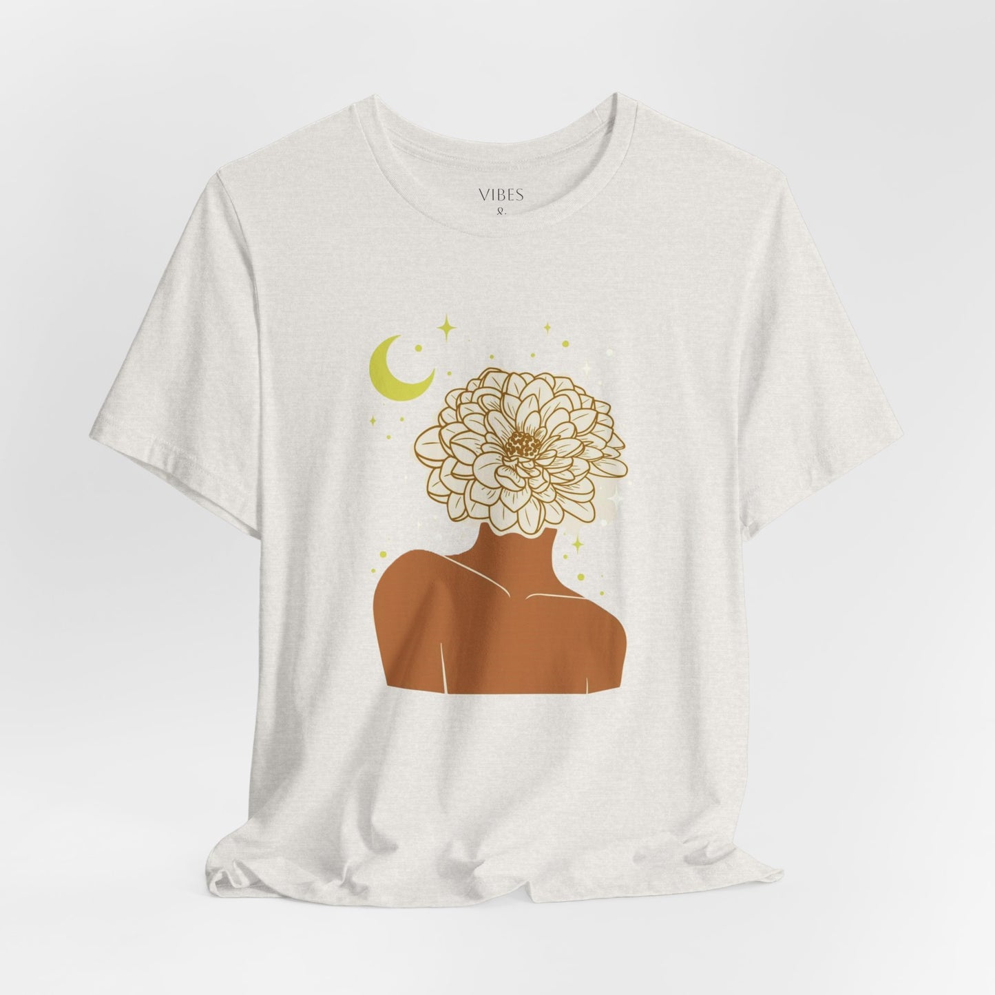 Boho Floral Graphic Tee, Aesthetic Tee, Nature Lover T-Shirt, Gift for Her, Casual Wear, Summer Top, Comfortable Tee