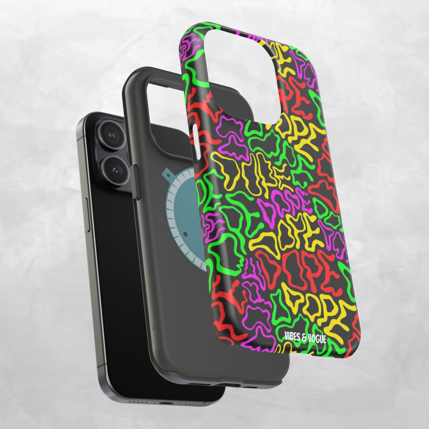 Colorful Magnetic Phone Cases, Funky Case for Teens, Cool Phone Accessories, Unique Gift for Friends, Vibrant Tough Cases, Phone Protection