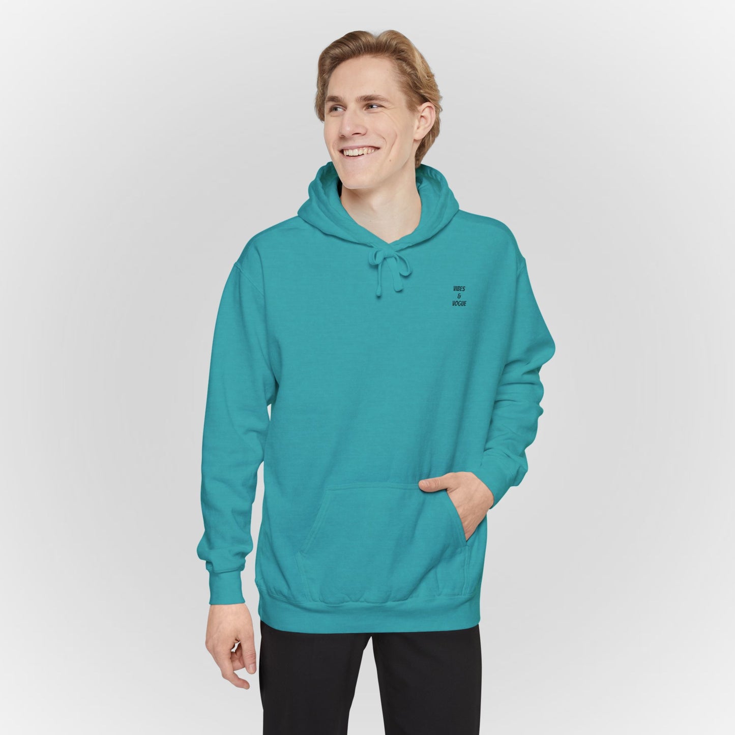 Comfortable Unisex Garment-Dyed Hoodie for Relaxed Days