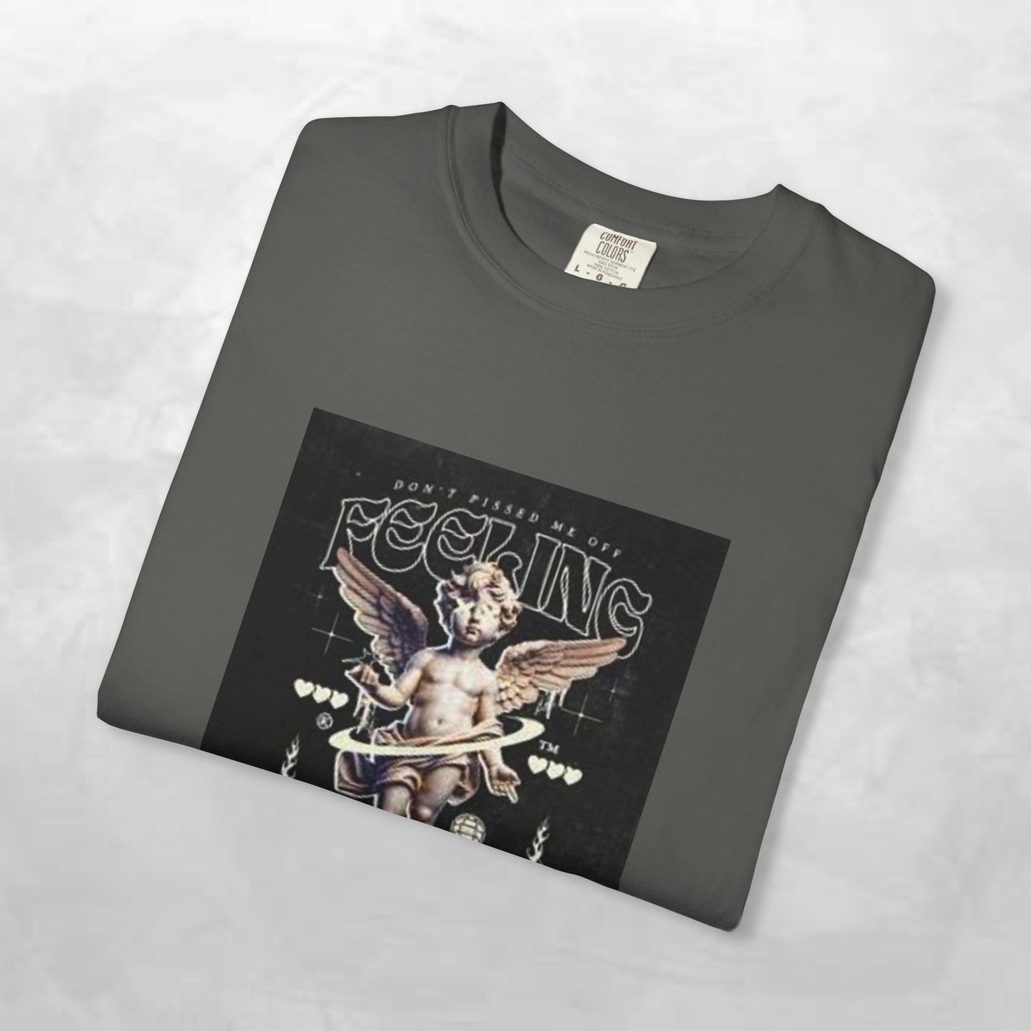 Vintage-Inspired Angel Graphic T-Shirt - Perfect for Casual Wear, Gift for Music Lovers, Cute Outfit Idea, Retro Design, Cozy Everyday Tee