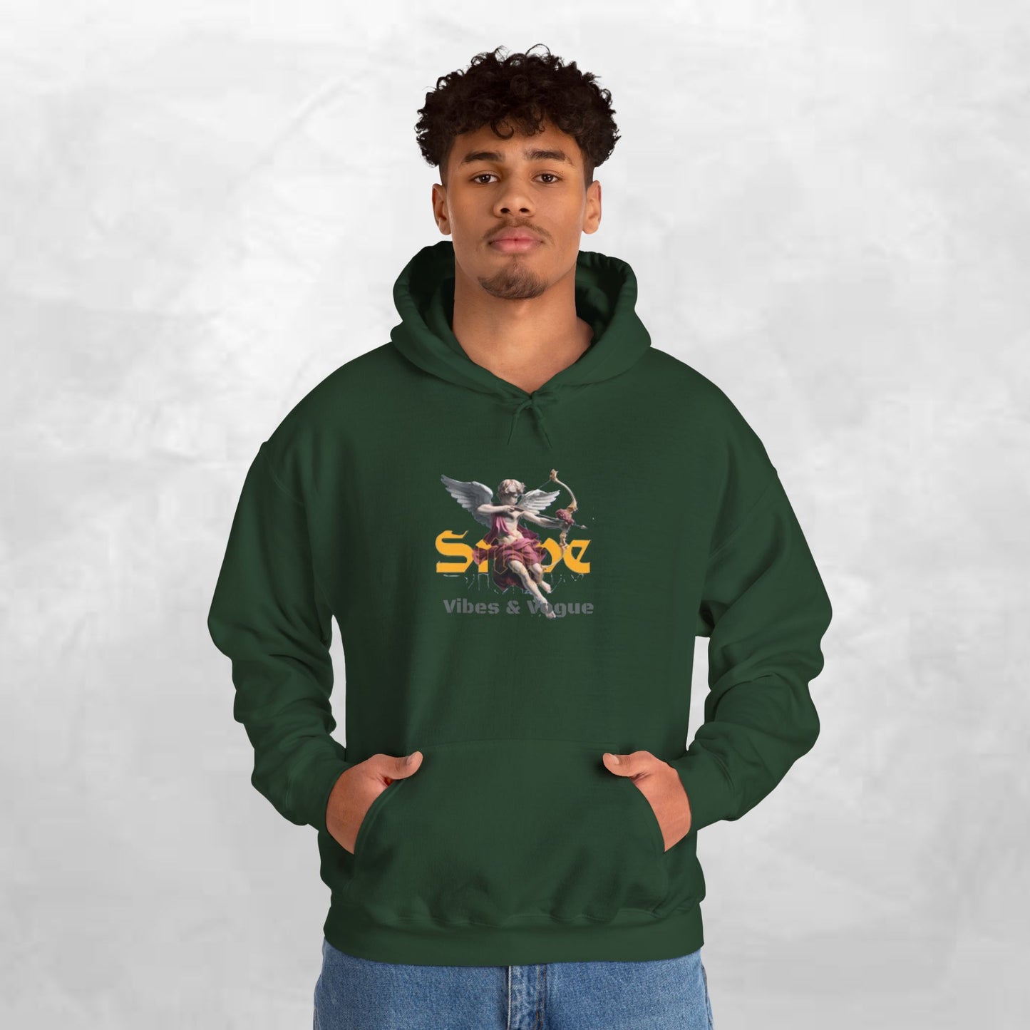 Chic Graphic Hoodie - Unisex Heavy Blend™ Sweatshirt, Casual Wear, Street Style, Gift for Him/Her, Comfortable Fashion, Trendy Apparel