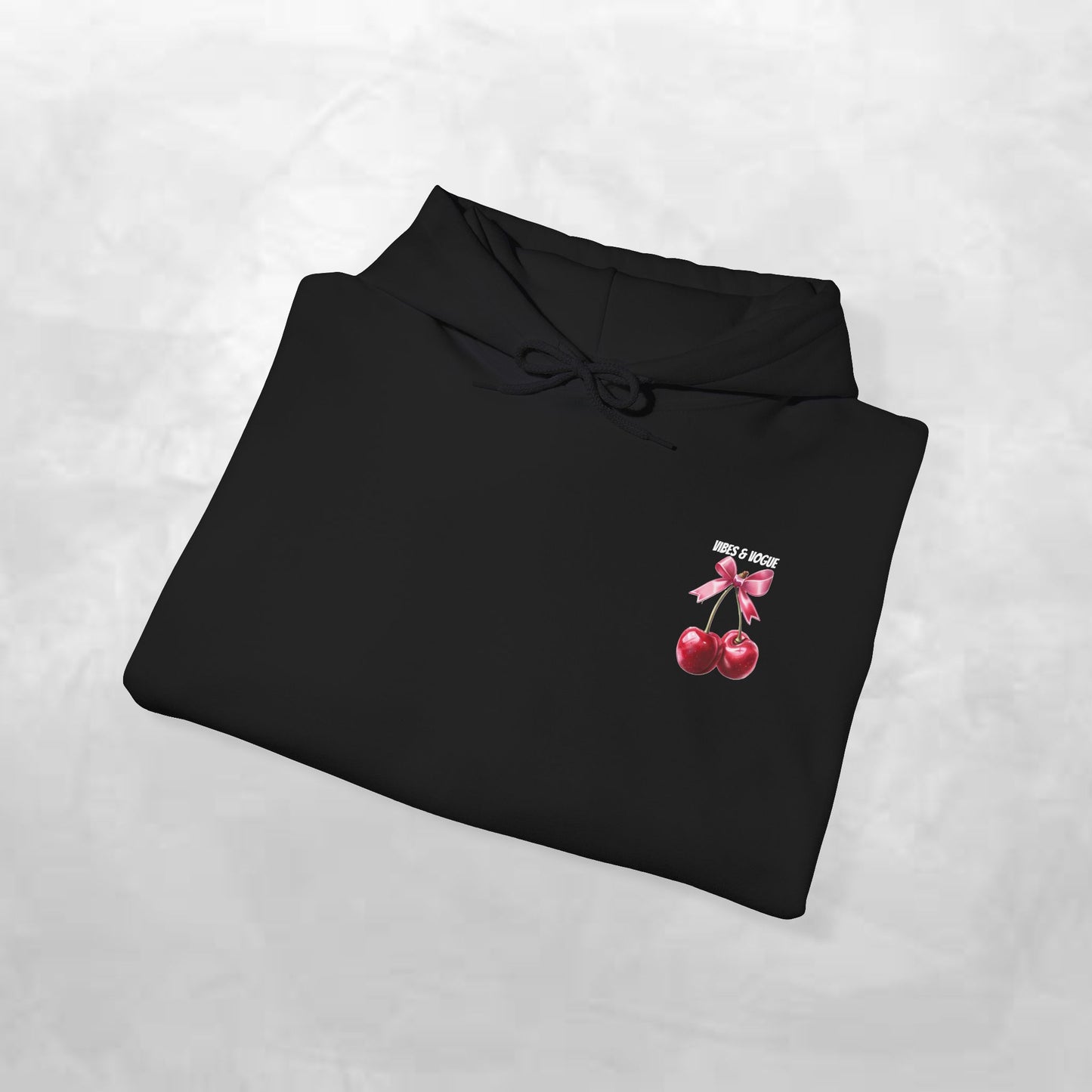 Cherry Bow Unisex Hoodie - Sweet, Cozy Style for Spring, Casual Wear, Gift for Birthdays, Summer Fun, Festival Fashion