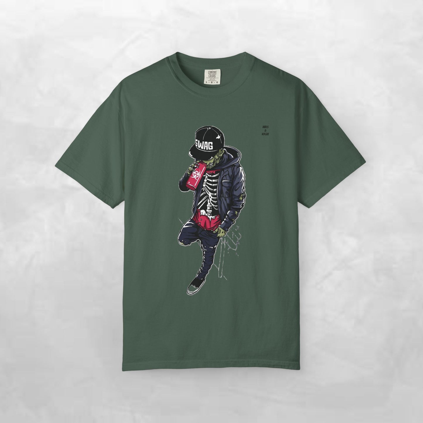 Cool Skeleton Swag Unisex T-Shirt - Trendy Streetwear Graphic Tee