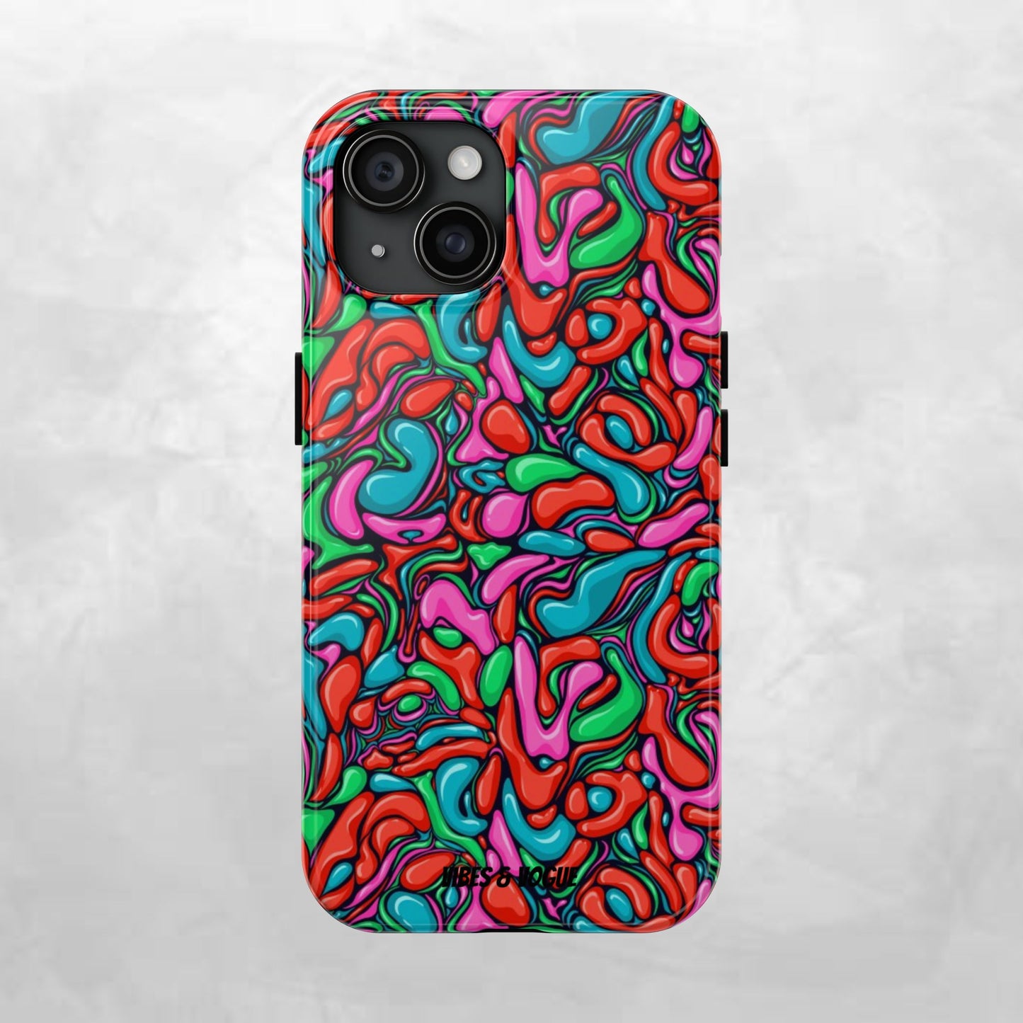 Vibrant Tough Phone Cases - Colorful Abstract Designs for Teens & Adults, Perfect Gift for Birthdays, Holidays, & Everyday Use