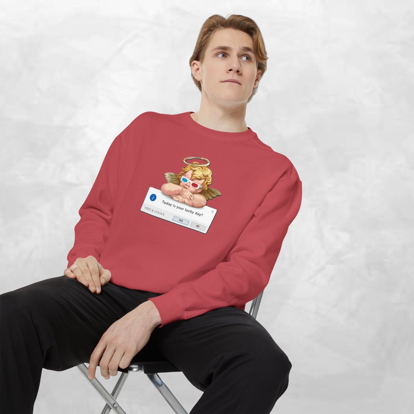 Cozy Unisex Sweatshirt with Playful Design - Perfect Gift for Friends, Parties, Casual Days, and Holidays
