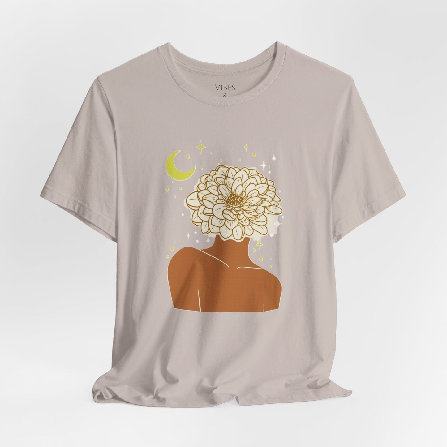 Boho Floral Graphic Tee, Aesthetic Tee, Nature Lover T-Shirt, Gift for Her, Casual Wear, Summer Top, Comfortable Tee
