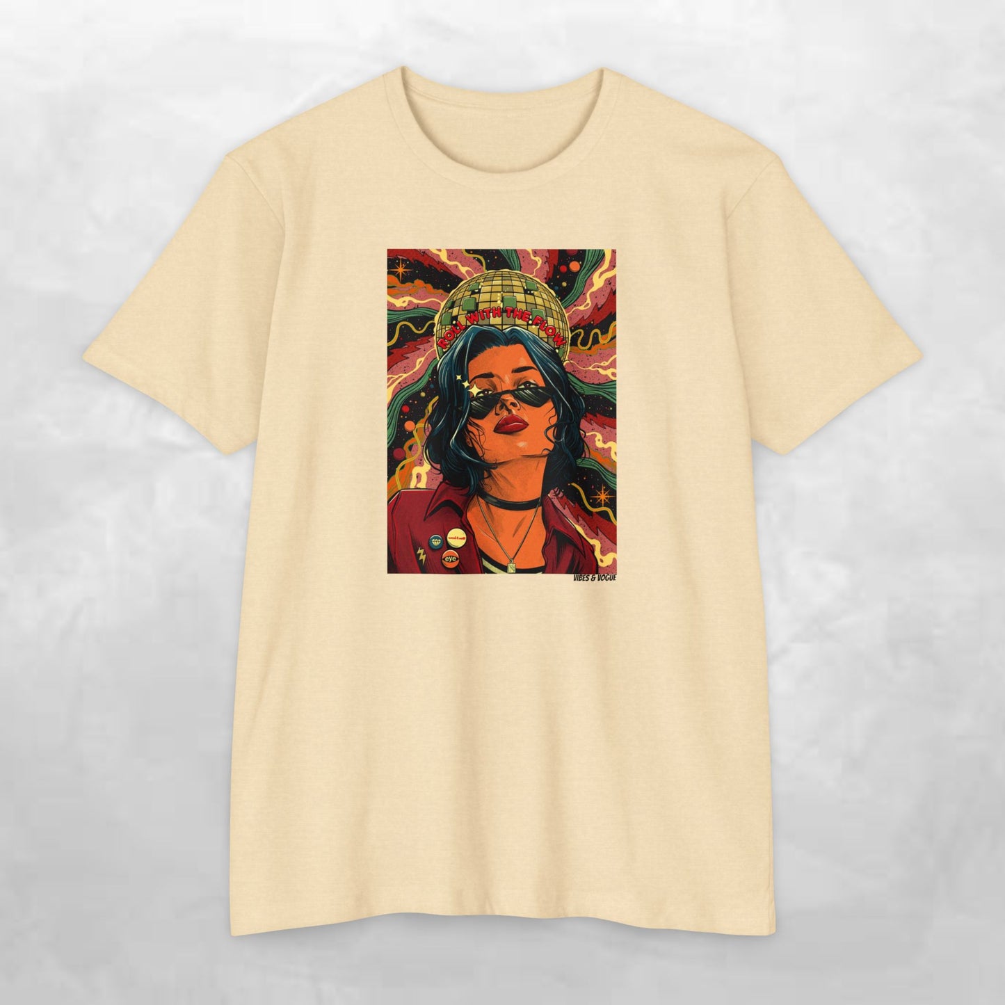 Bohemian Graphic T-Shirt - Vibrant Art Tee for Creative Souls
