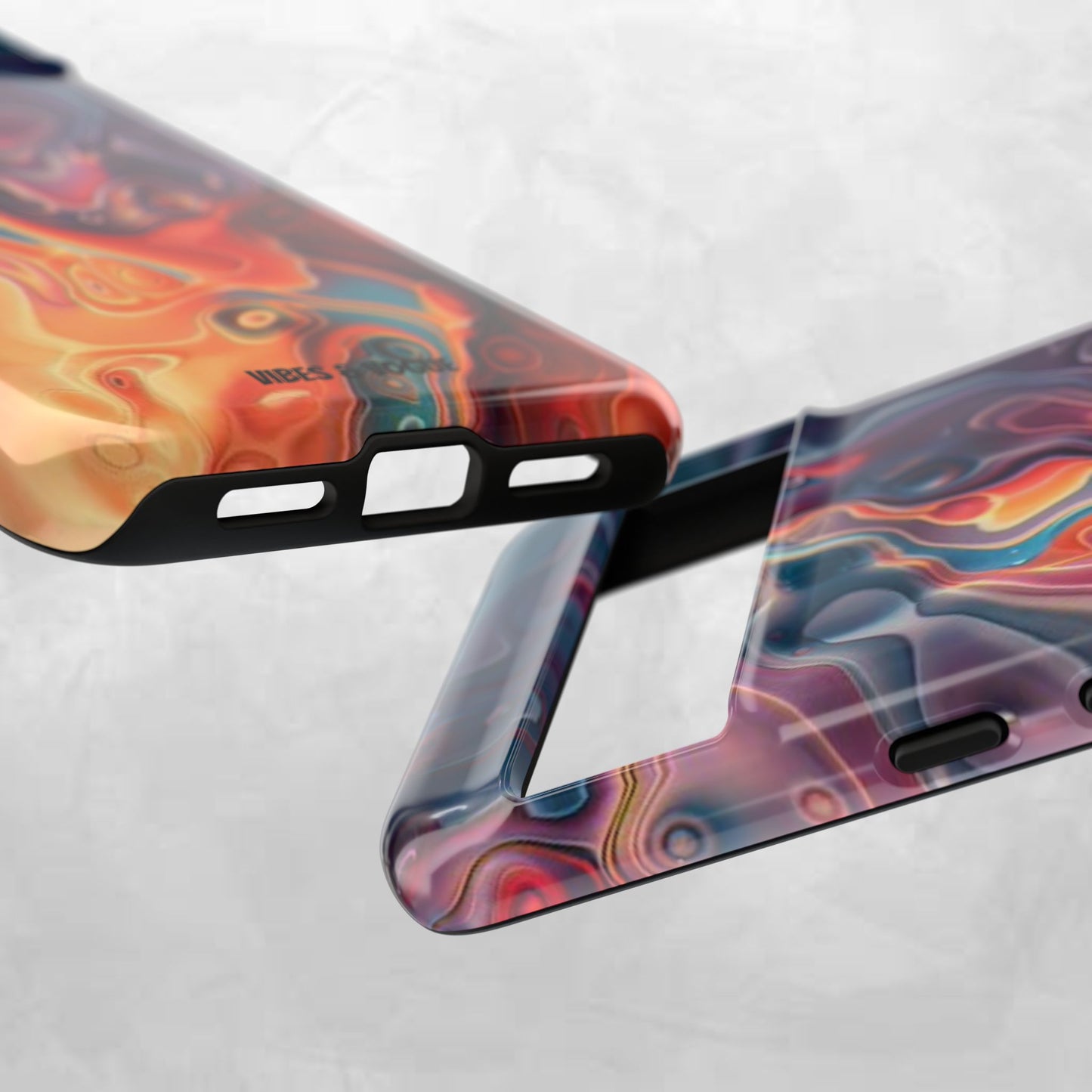 Colorful Phone Case, Abstract Print Cover, Tough Cases for Protection, Gift for Her, Modern Design, Trendy Mobile Accessory