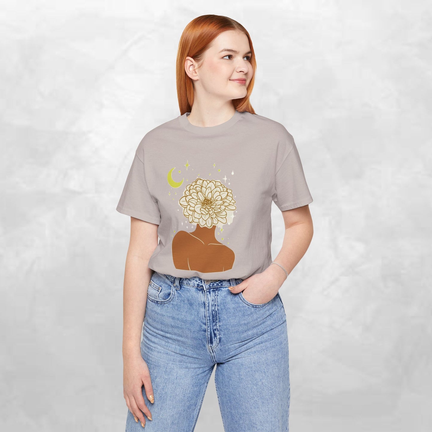Boho Floral Graphic Tee, Aesthetic Tee, Nature Lover T-Shirt, Gift for Her, Casual Wear, Summer Top, Comfortable Tee