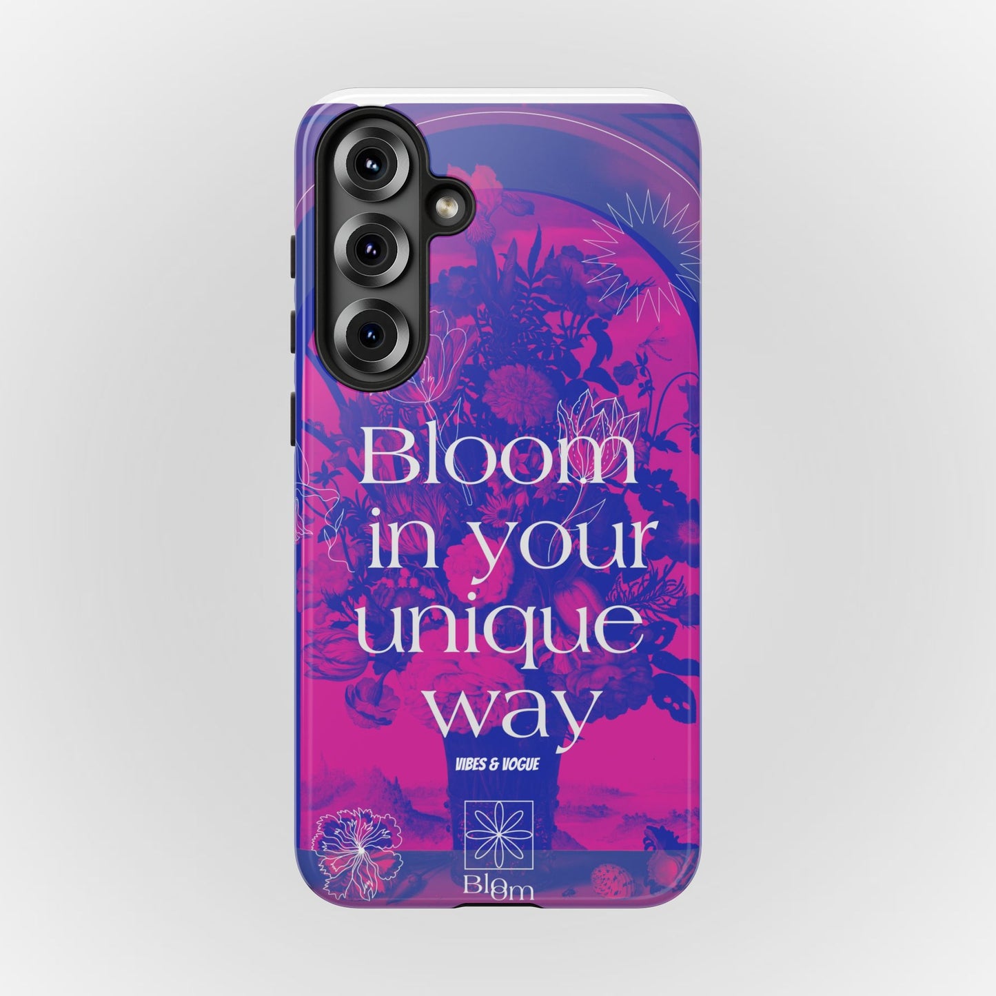 Bloom in Your Unique Way Phone Case - Tough and Stylish Design
