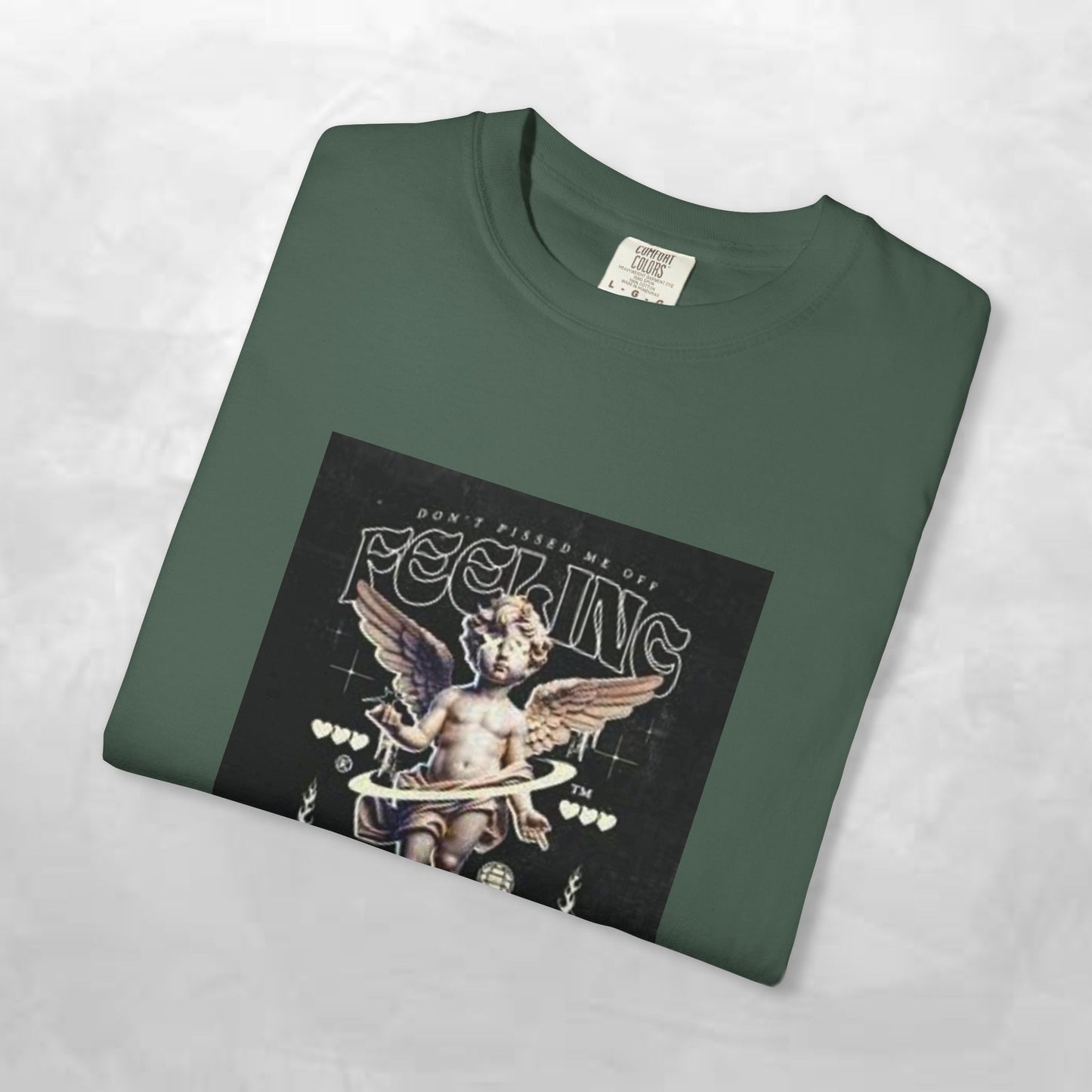 Vintage-Inspired Angel Graphic T-Shirt - Perfect for Casual Wear, Gift for Music Lovers, Cute Outfit Idea, Retro Design, Cozy Everyday Tee