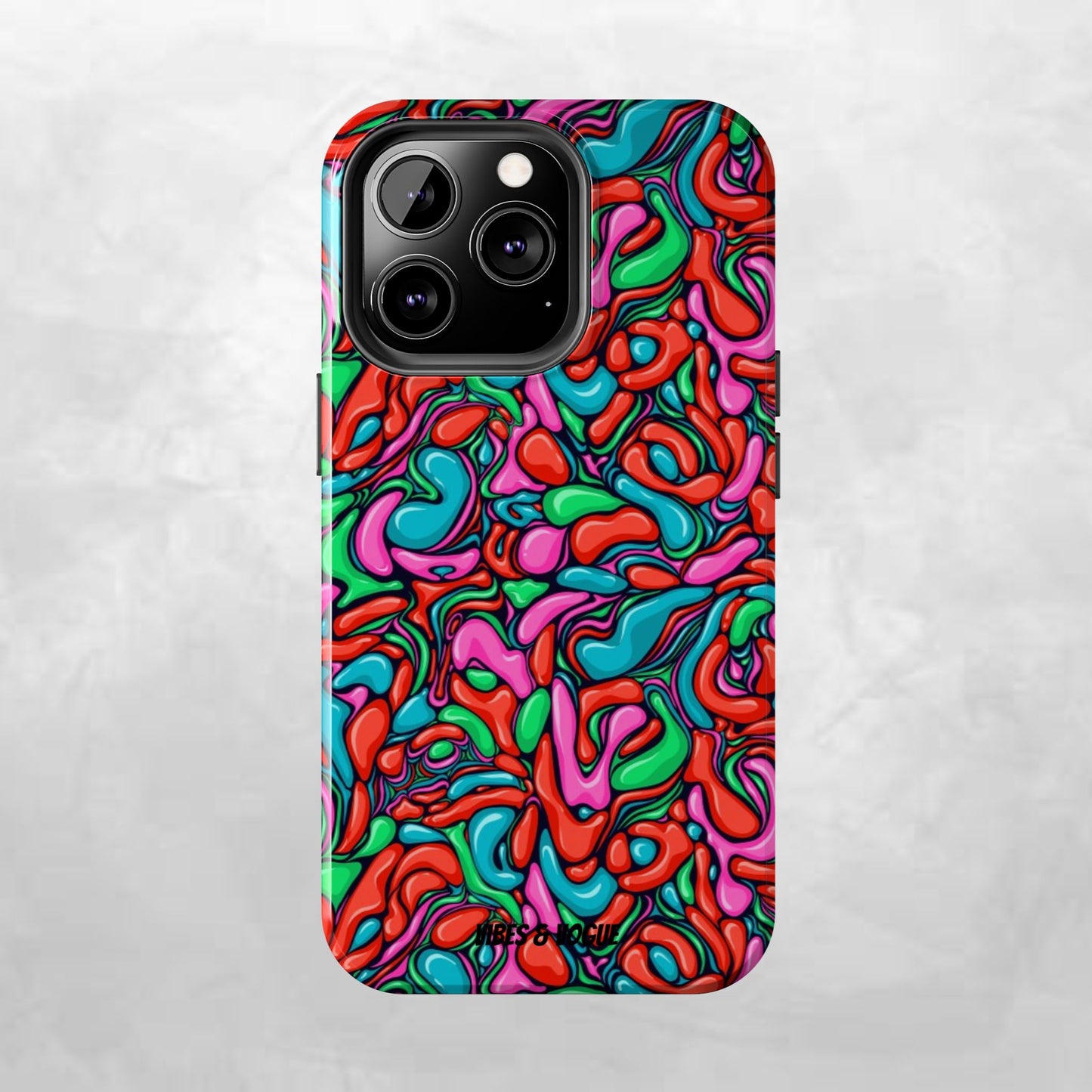 Vibrant Tough Phone Cases - Colorful Abstract Designs for Teens & Adults, Perfect Gift for Birthdays, Holidays, & Everyday Use