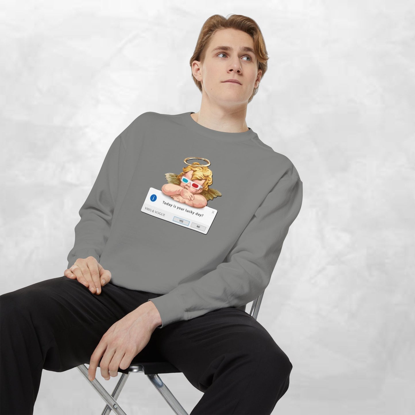 Cozy Unisex Sweatshirt with Playful Design - Perfect Gift for Friends, Parties, Casual Days, and Holidays