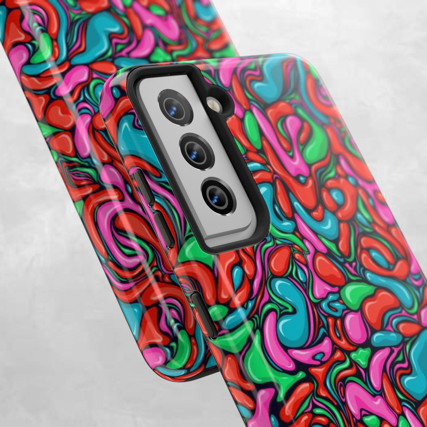 Vibrant Tough Phone Cases - Colorful Abstract Designs for Teens & Adults, Perfect Gift for Birthdays, Holidays, & Everyday Use