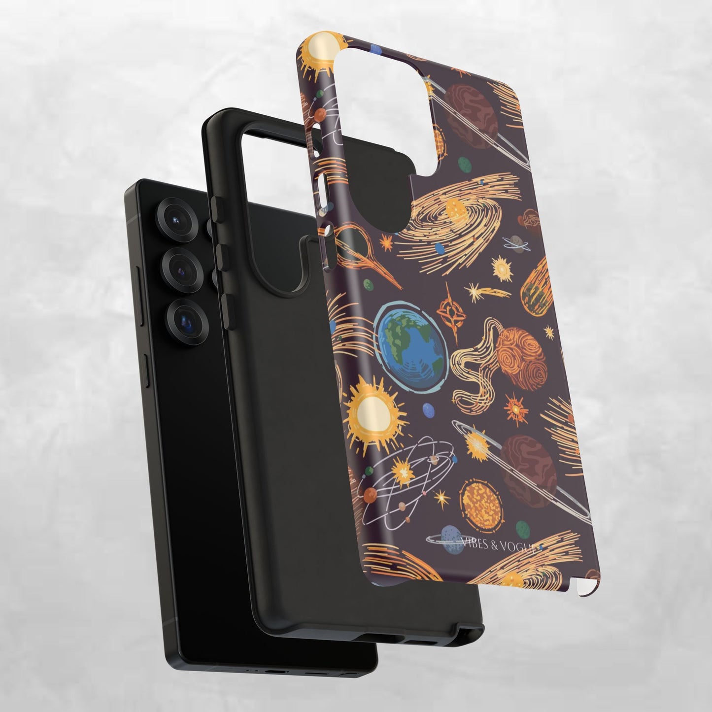Space-Themed Phone Case - Cosmic Galaxy Design, Durable Protective Cover, Unique Gift, Celestial Lover's Accessory