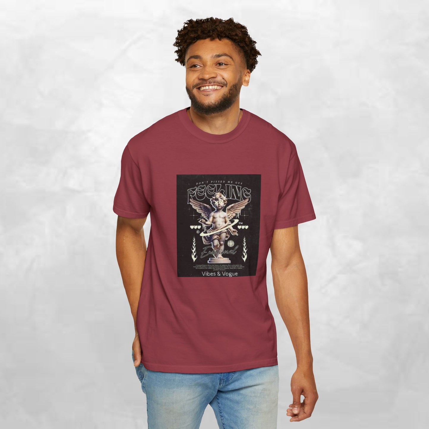 Vintage-Inspired Angel Graphic T-Shirt - Perfect for Casual Wear, Gift for Music Lovers, Cute Outfit Idea, Retro Design, Cozy Everyday Tee