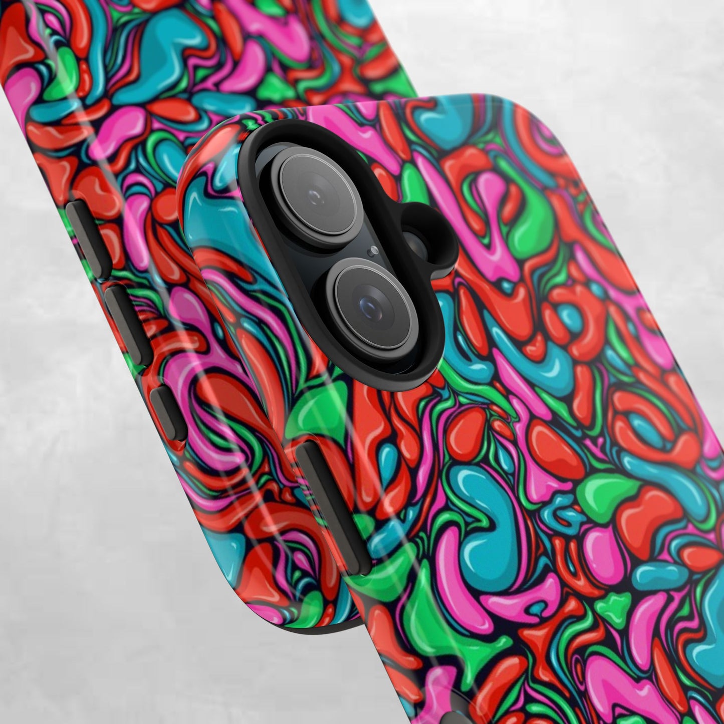 Vibrant Tough Phone Cases - Colorful Abstract Designs for Teens & Adults, Perfect Gift for Birthdays, Holidays, & Everyday Use