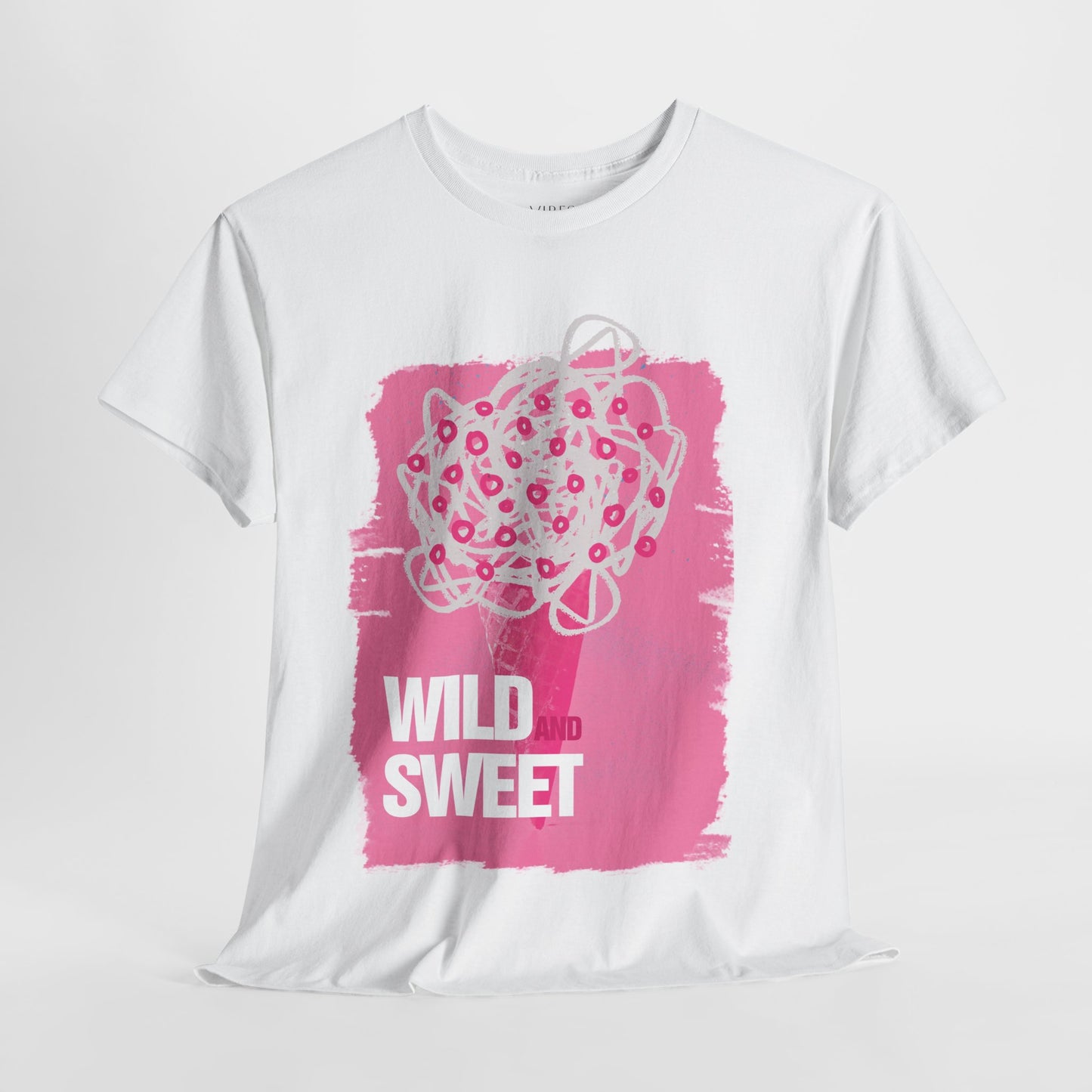 Wild and Sweet Unisex Heavy Cotton Tee - Playful Graphic Shirt for Fun-Loving Individuals
