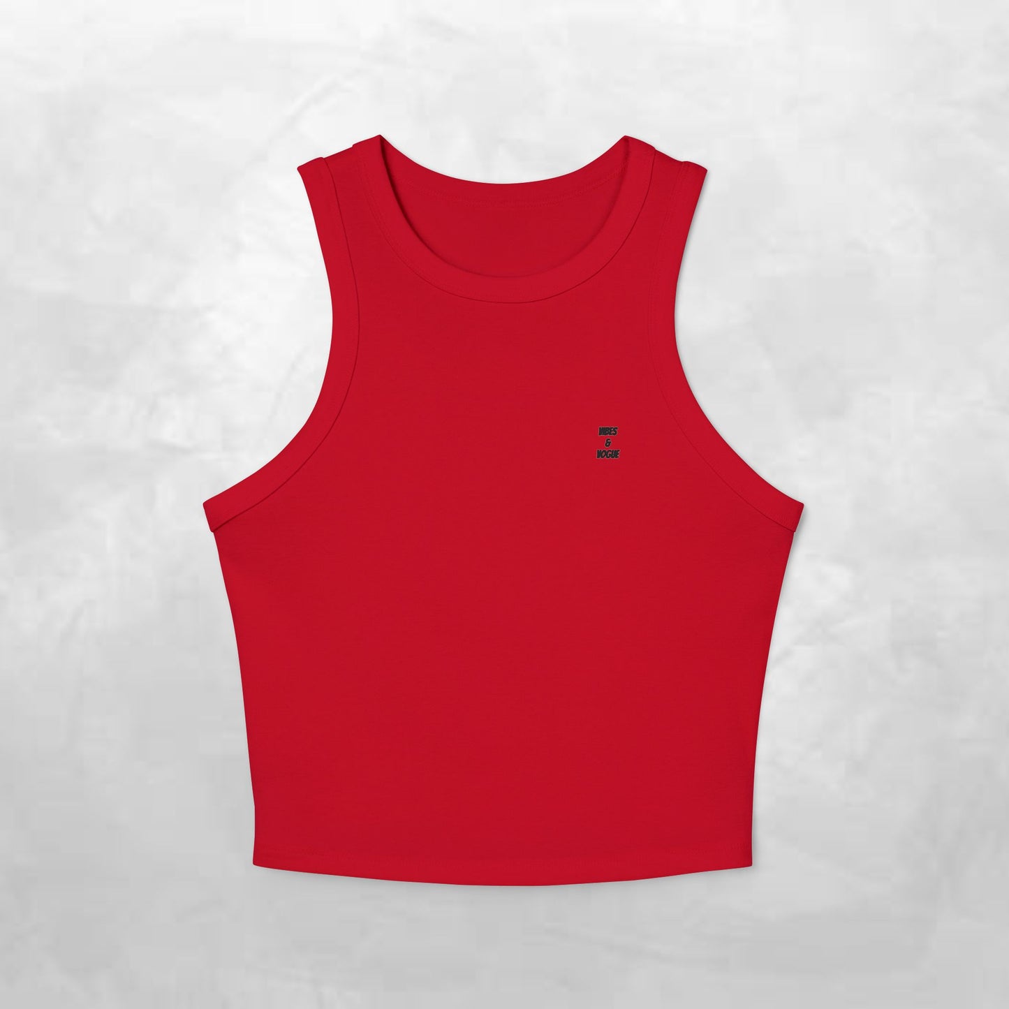 Women's Micro Rib Racer Tank Top - Effortless Everyday Style