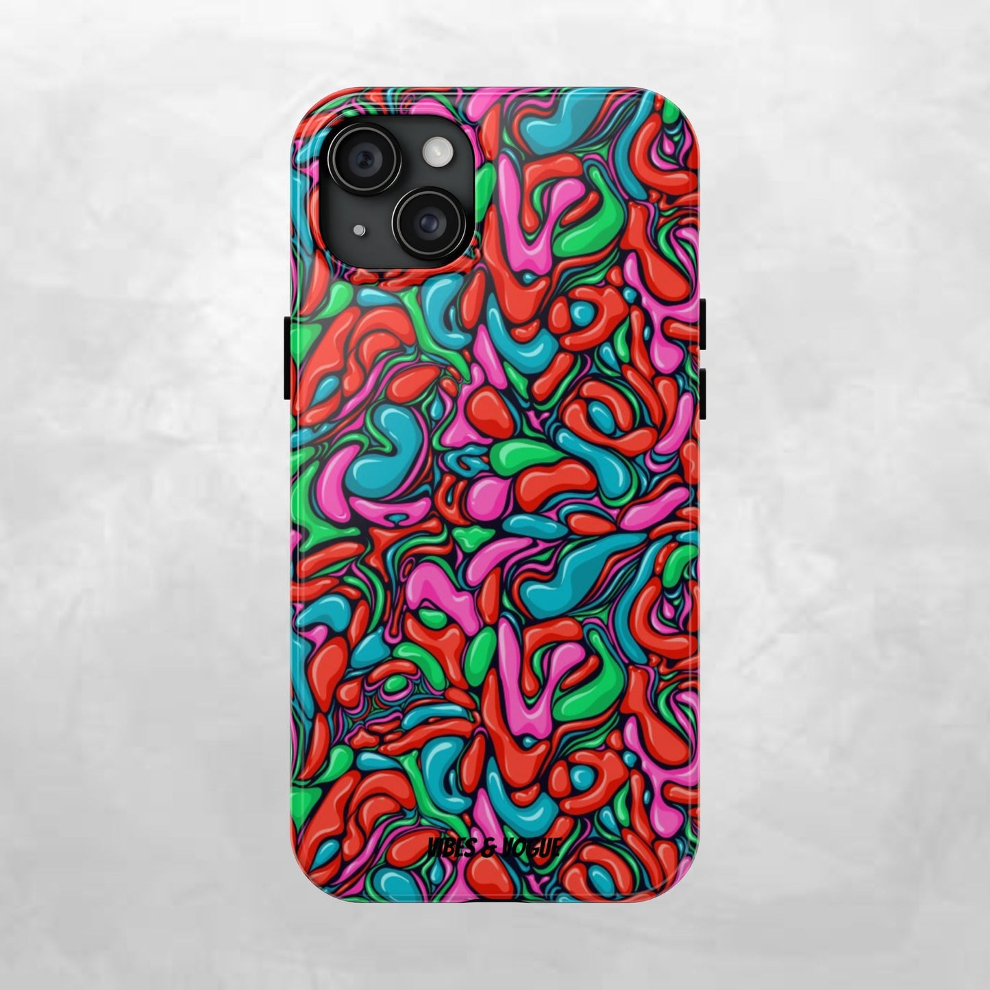 Vibrant Tough Phone Cases - Colorful Abstract Designs for Teens & Adults, Perfect Gift for Birthdays, Holidays, & Everyday Use