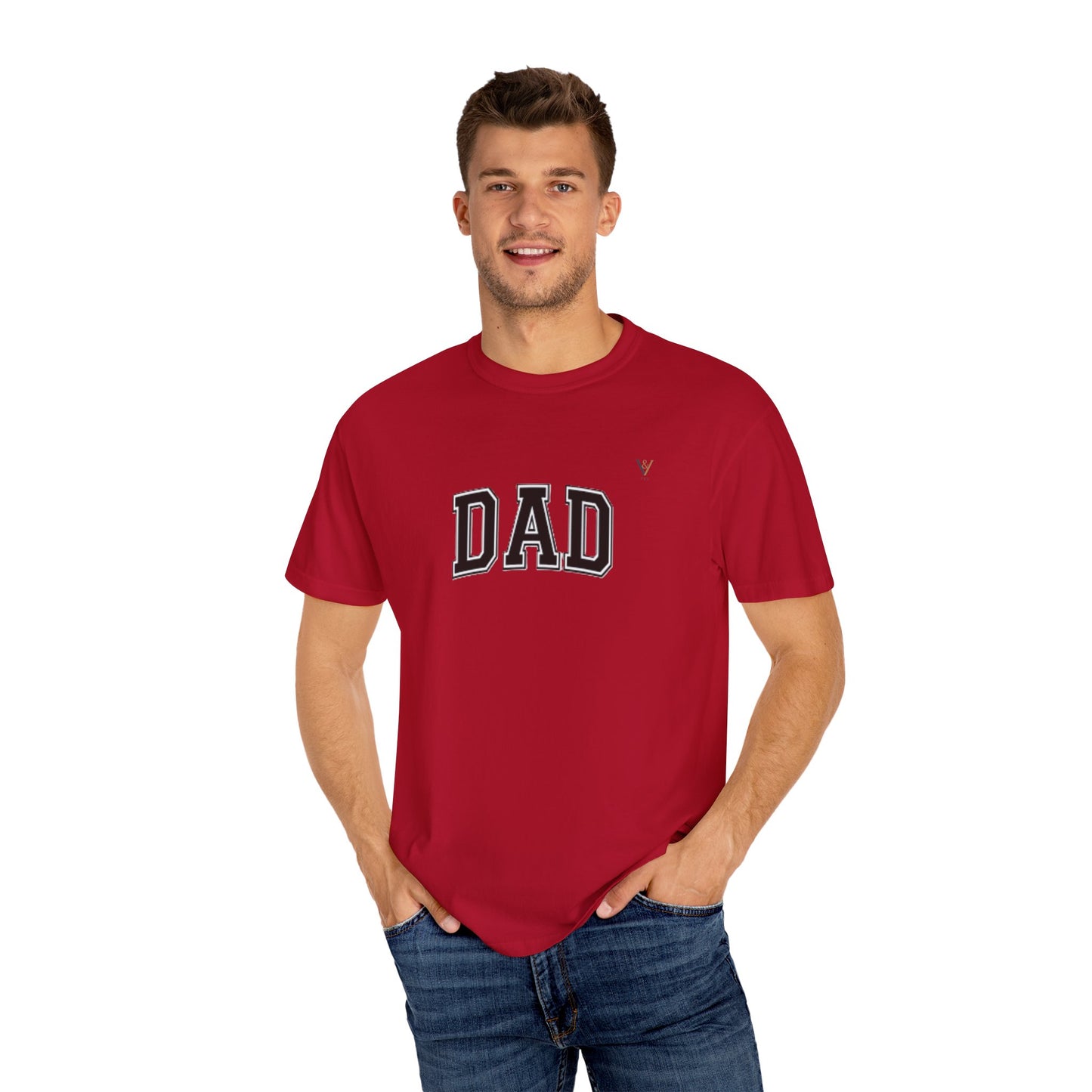 Dad-Themed Garment-Dyed T-Shirt, Perfect Gift for Fathers Day, Casual Wear for Dad, Vintage Dad Shirt, Unique Dad Apparel