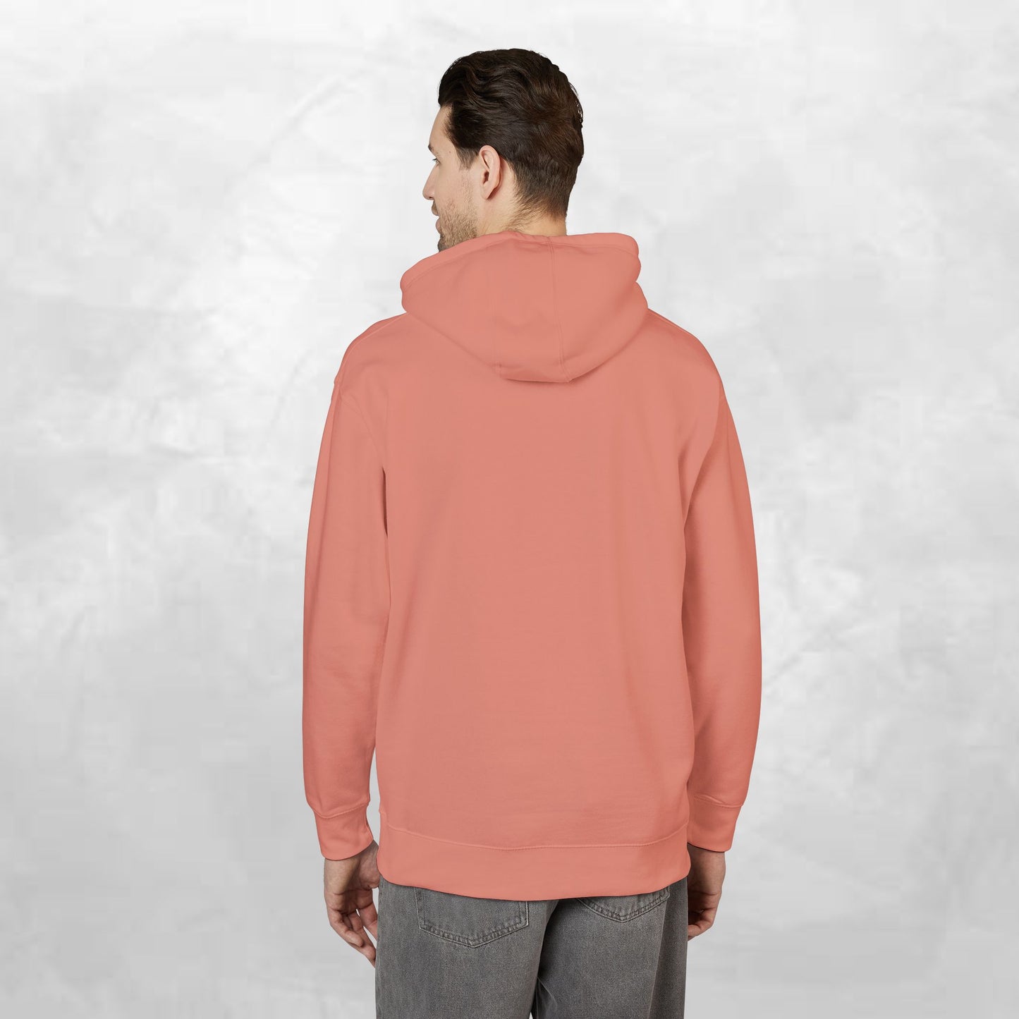 Cozy Coral Unisex Fleece Hoodie, Casual Streetwear, Gift for Him/Her, Comfortable Layering, Everyday Hoodie
