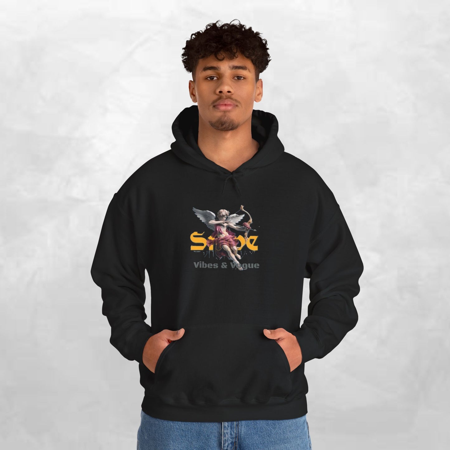 Chic Graphic Hoodie - Unisex Heavy Blend™ Sweatshirt, Casual Wear, Street Style, Gift for Him/Her, Comfortable Fashion, Trendy Apparel