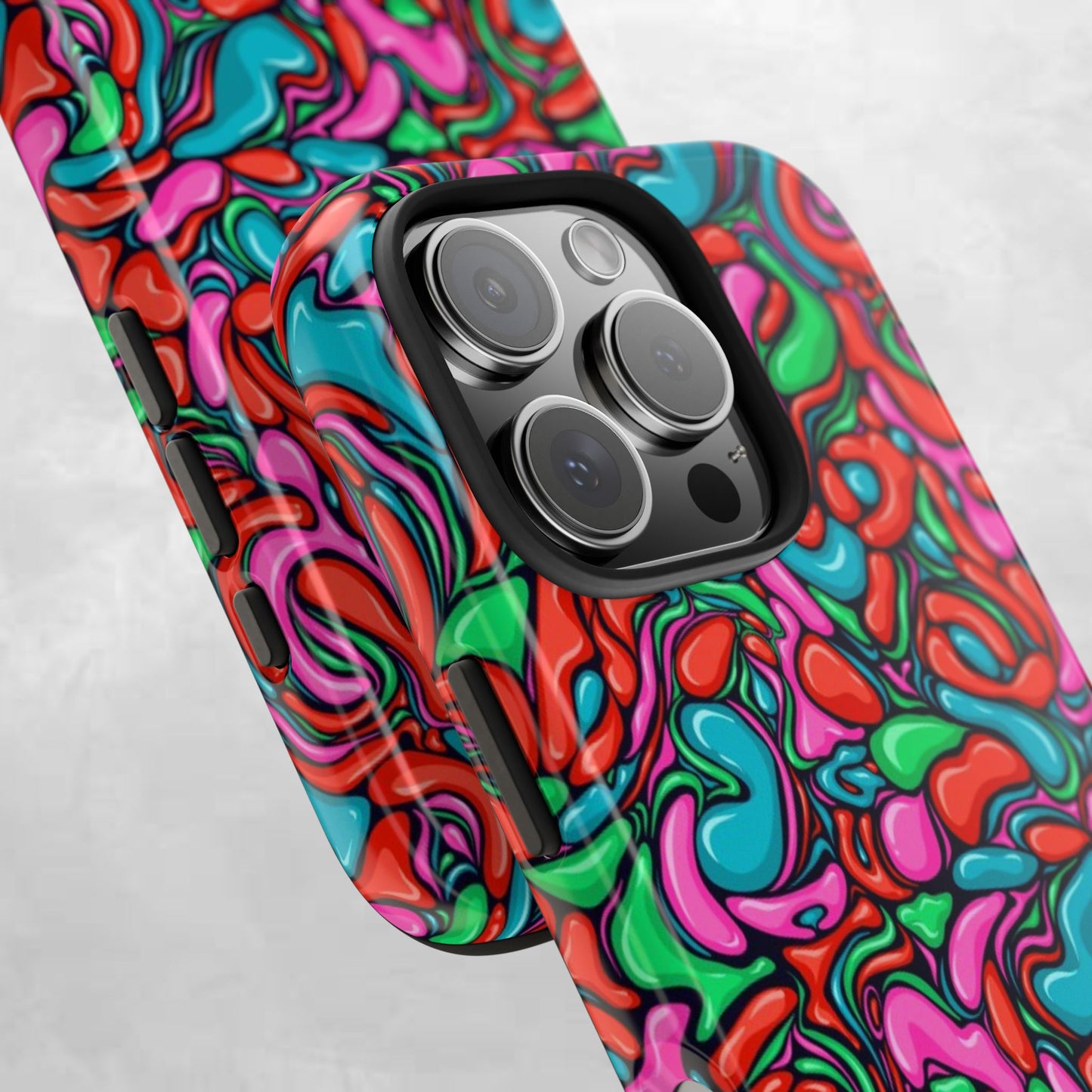 Vibrant Tough Phone Cases - Colorful Abstract Designs for Teens & Adults, Perfect Gift for Birthdays, Holidays, & Everyday Use