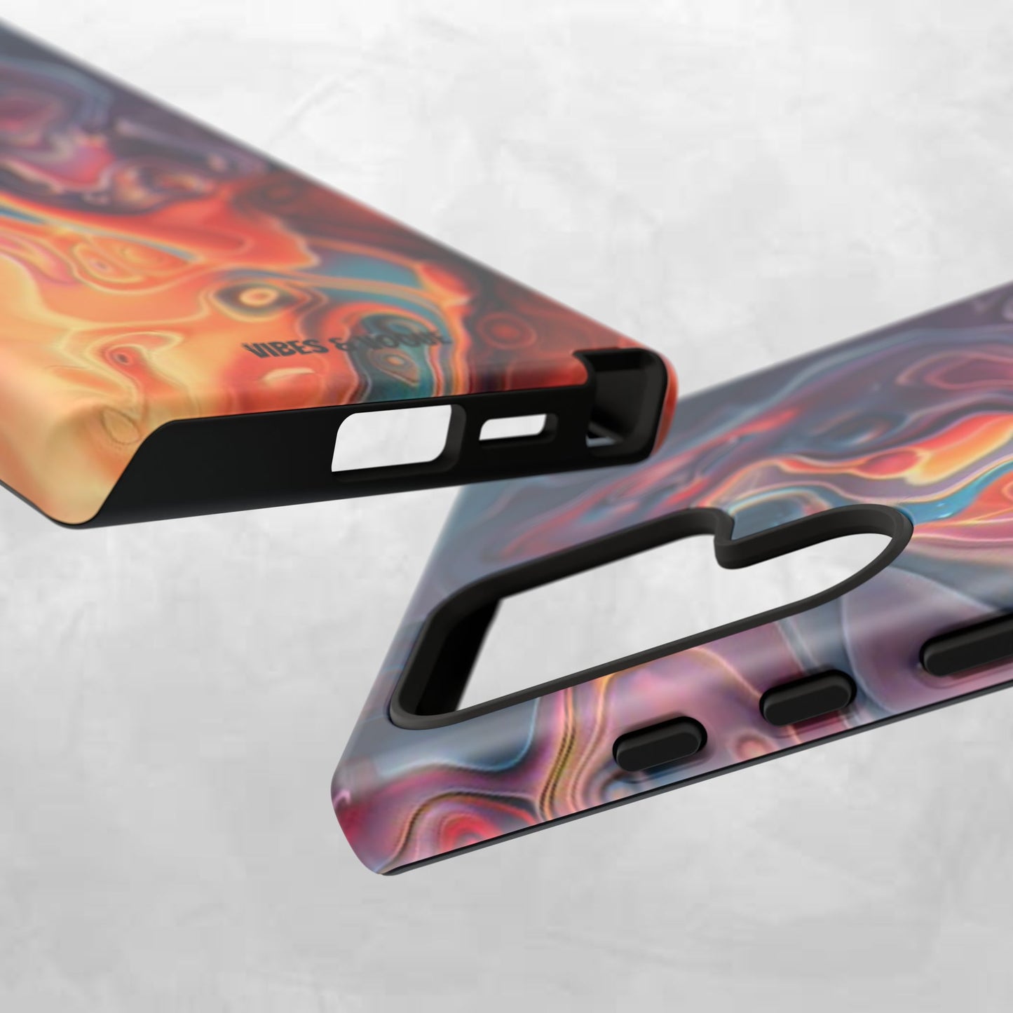 Colorful Phone Case, Abstract Print Cover, Tough Cases for Protection, Gift for Her, Modern Design, Trendy Mobile Accessory