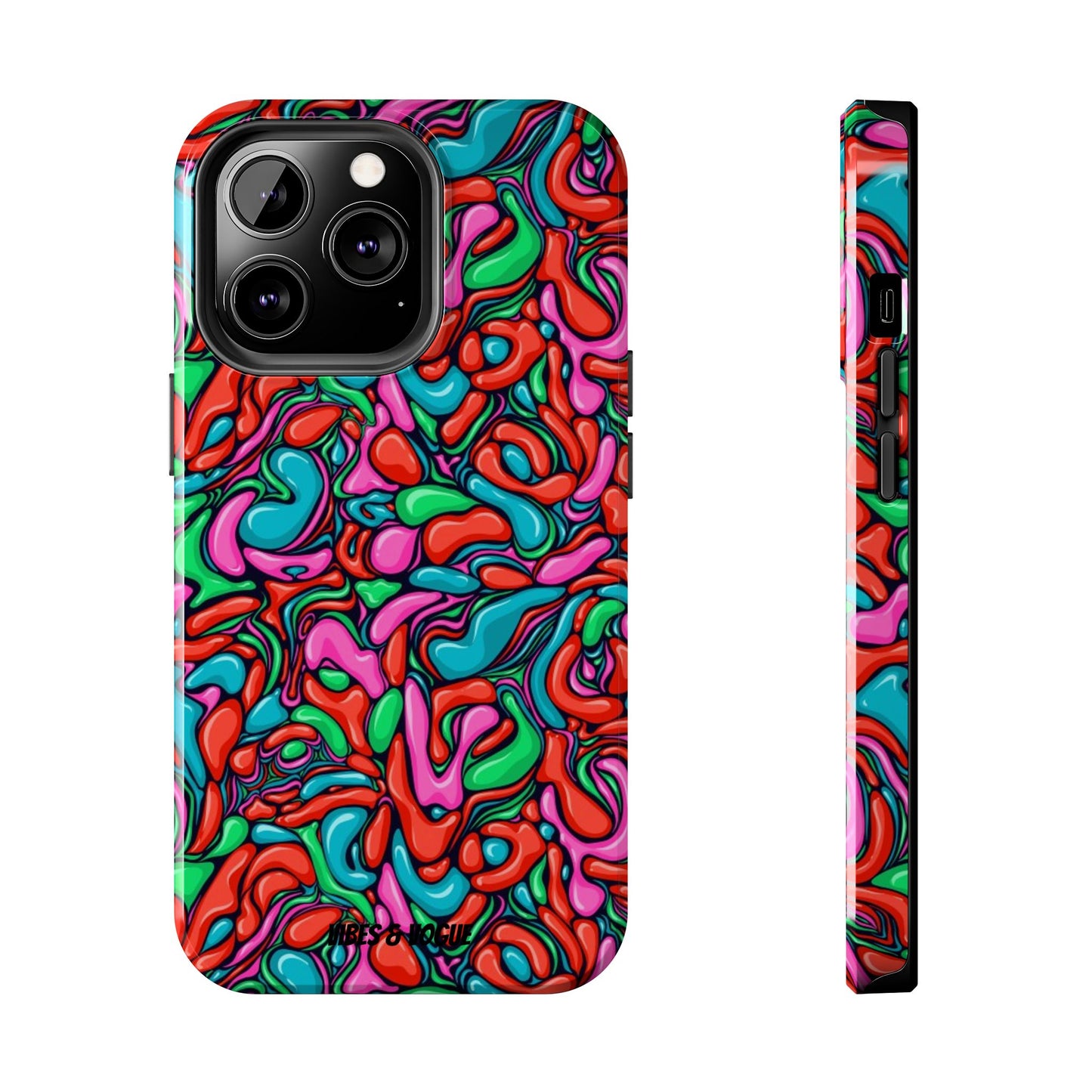 Vibrant Tough Phone Cases - Colorful Abstract Designs for Teens & Adults, Perfect Gift for Birthdays, Holidays, & Everyday Use