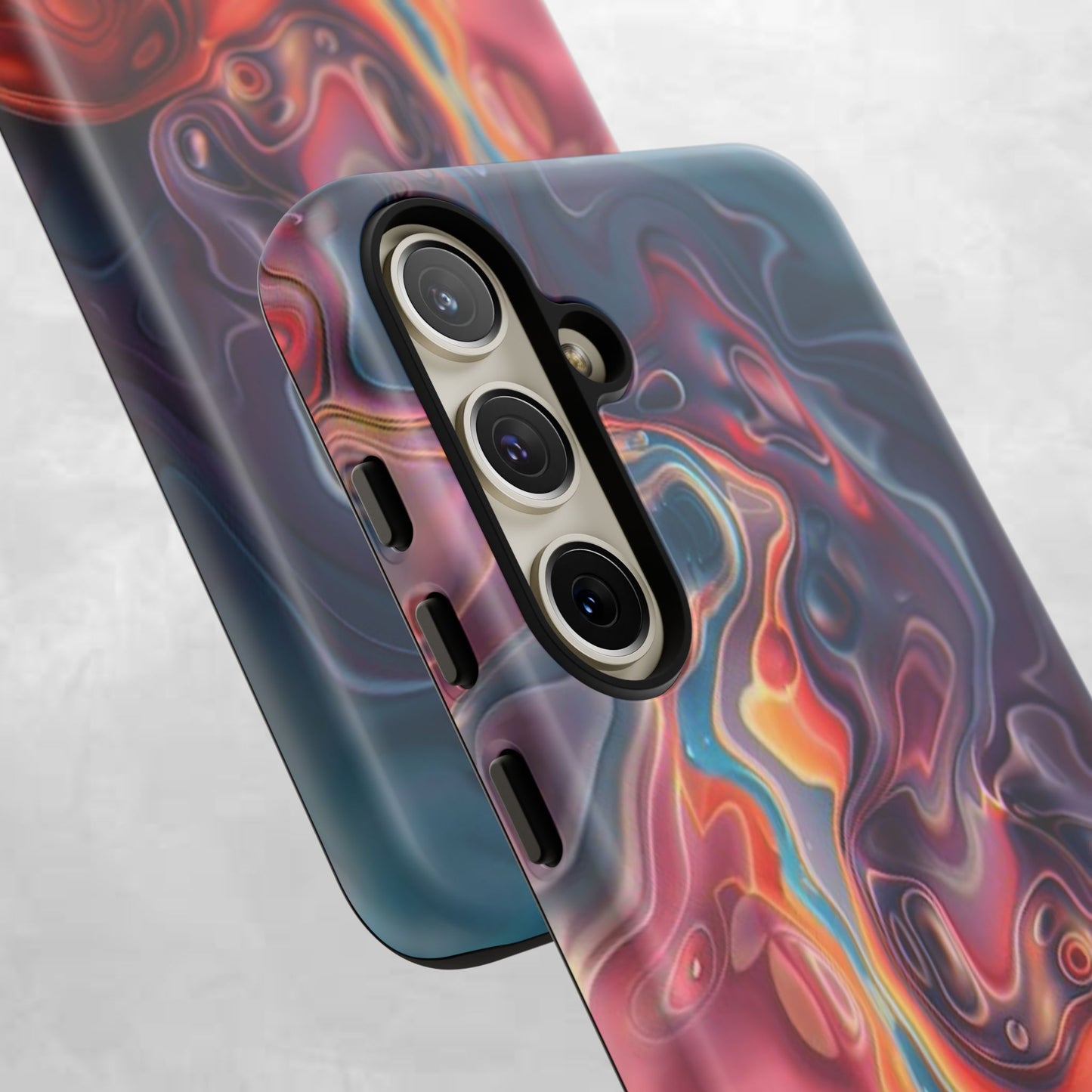 Colorful Phone Case, Abstract Print Cover, Tough Cases for Protection, Gift for Her, Modern Design, Trendy Mobile Accessory