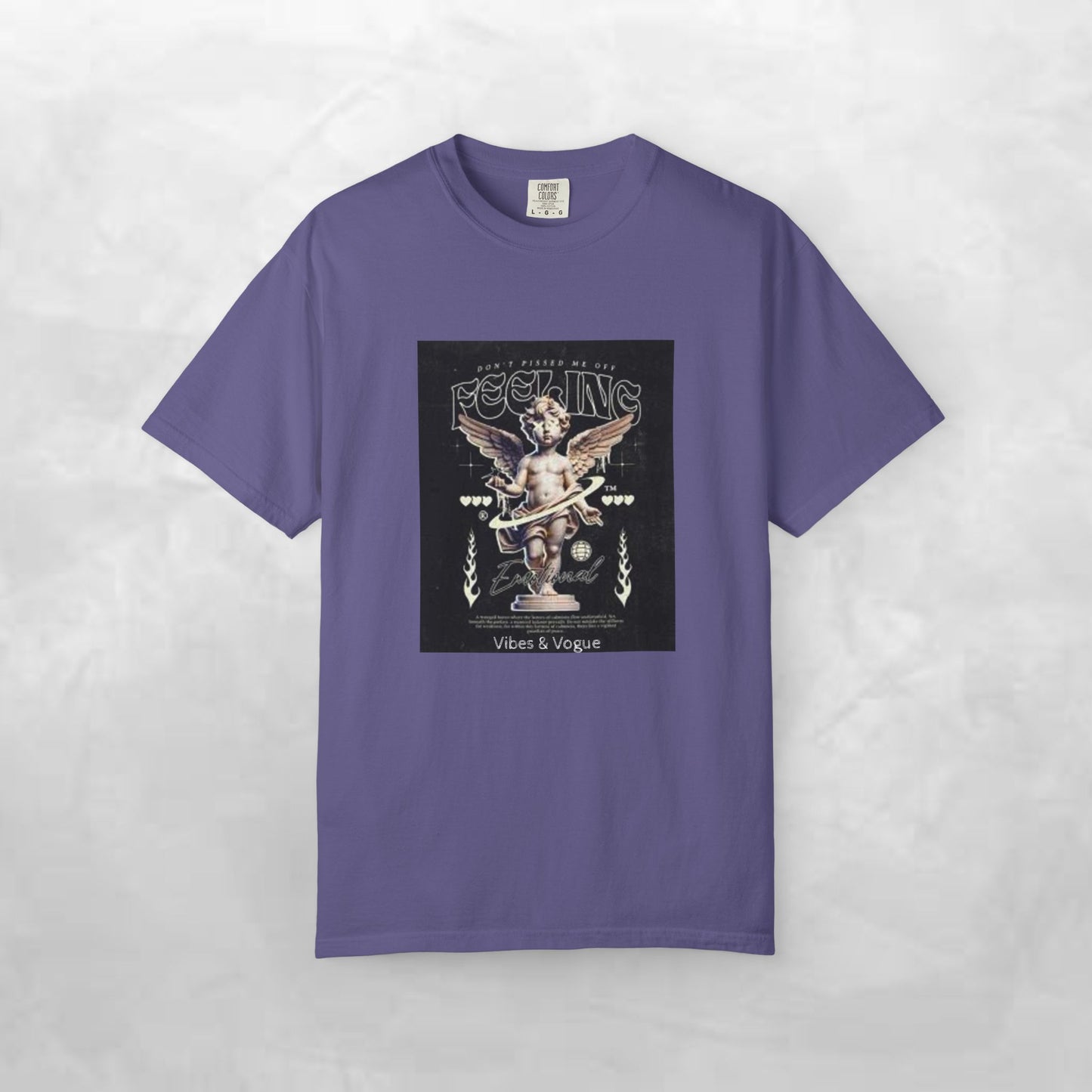 Vintage-Inspired Angel Graphic T-Shirt - Perfect for Casual Wear, Gift for Music Lovers, Cute Outfit Idea, Retro Design, Cozy Everyday Tee
