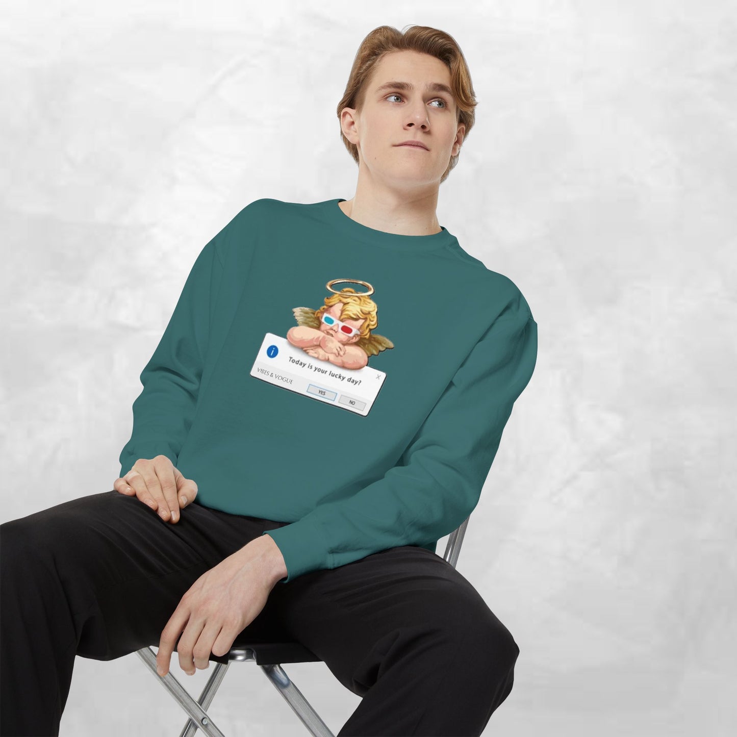 Cozy Unisex Sweatshirt with Playful Design - Perfect Gift for Friends, Parties, Casual Days, and Holidays