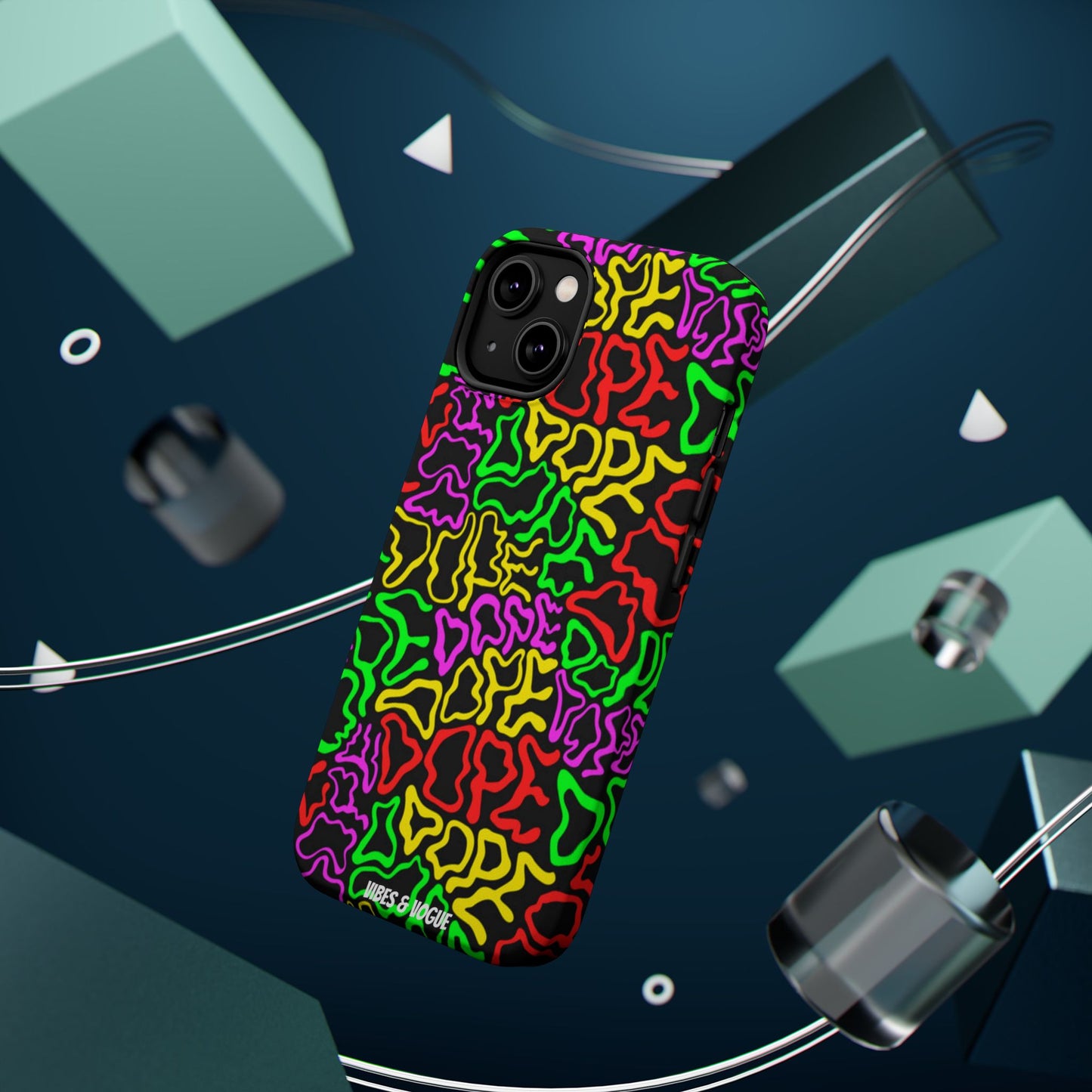 Colorful Magnetic Phone Cases, Funky Case for Teens, Cool Phone Accessories, Unique Gift for Friends, Vibrant Tough Cases, Phone Protection