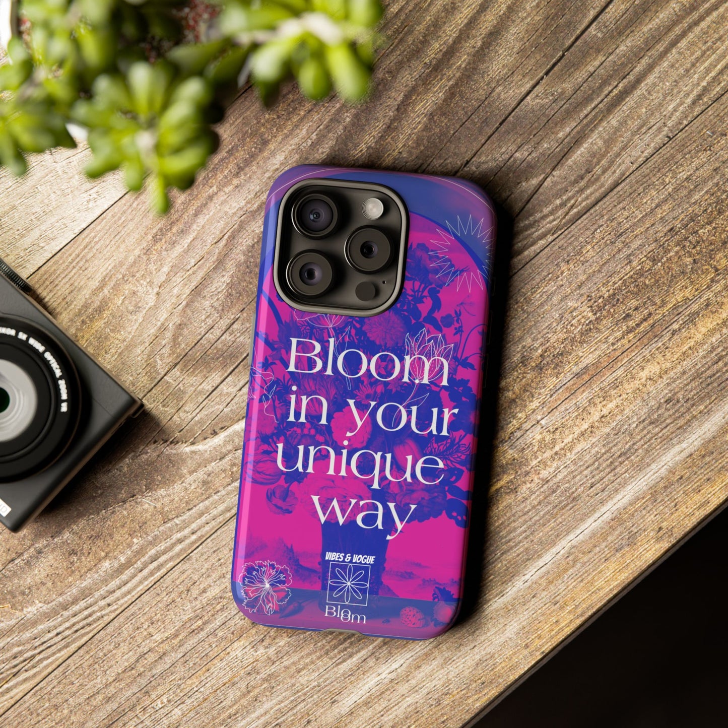 Bloom in Your Unique Way Phone Case - Tough and Stylish Design