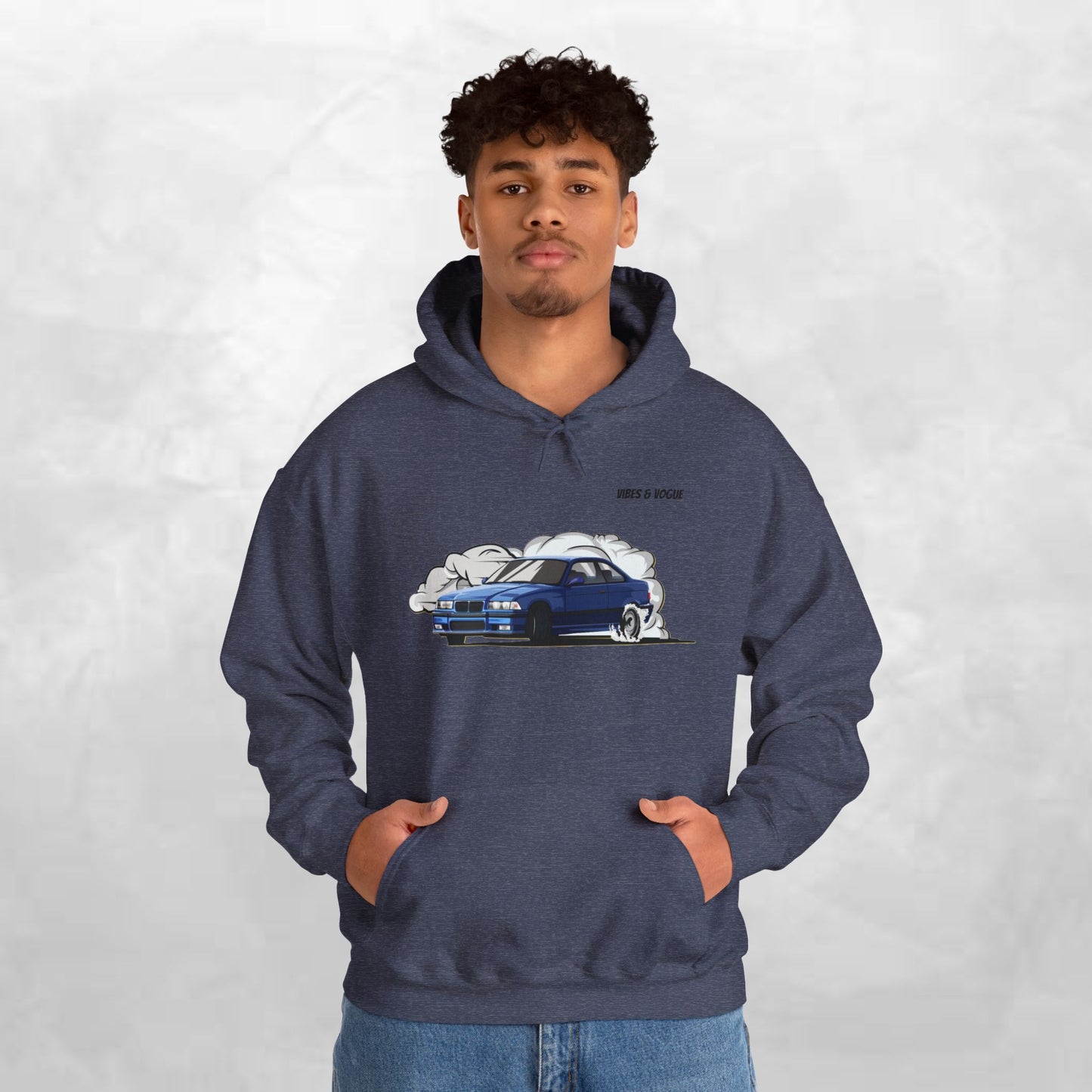 Cool Car Graphic Hoodie for Auto Lovers, Vintage Sweatshirt, Perfect Gift for Car Enthusiasts, Casual Wear, Unisex Hoodie