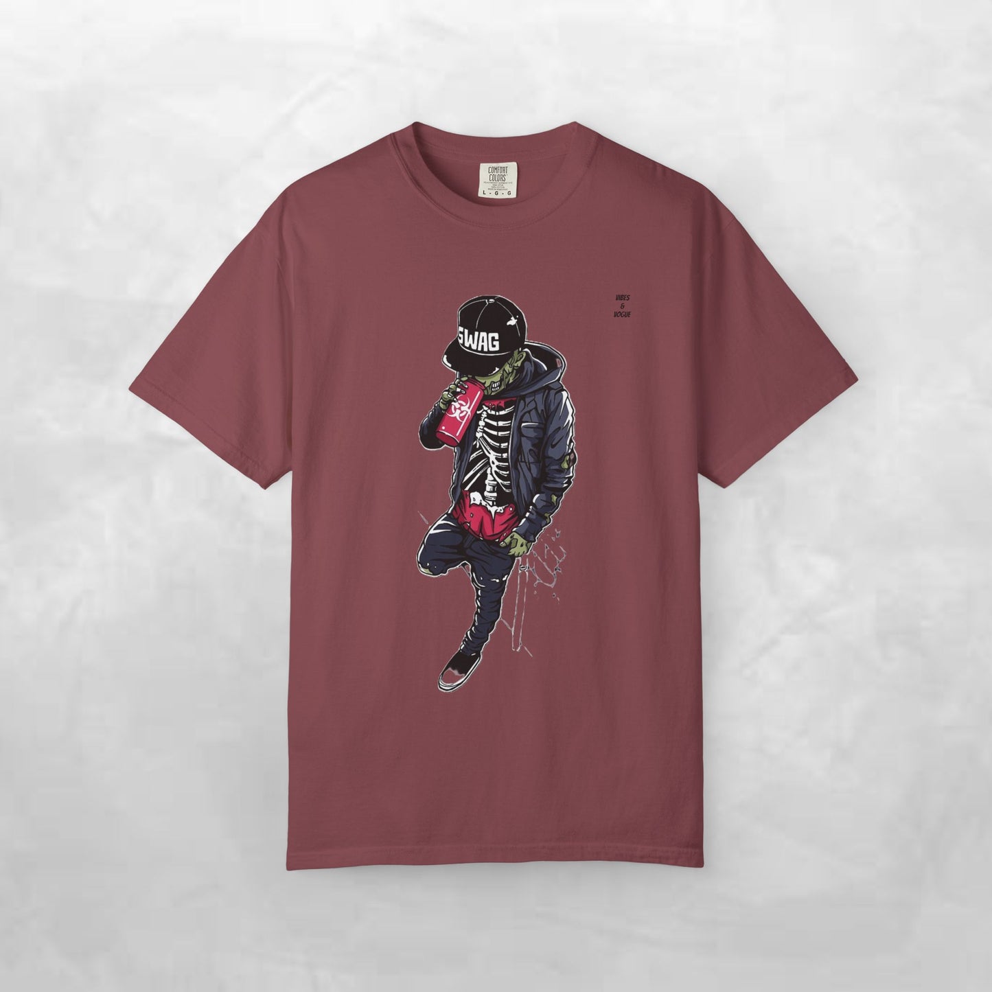 Cool Skeleton Swag Unisex T-Shirt - Trendy Streetwear Graphic Tee