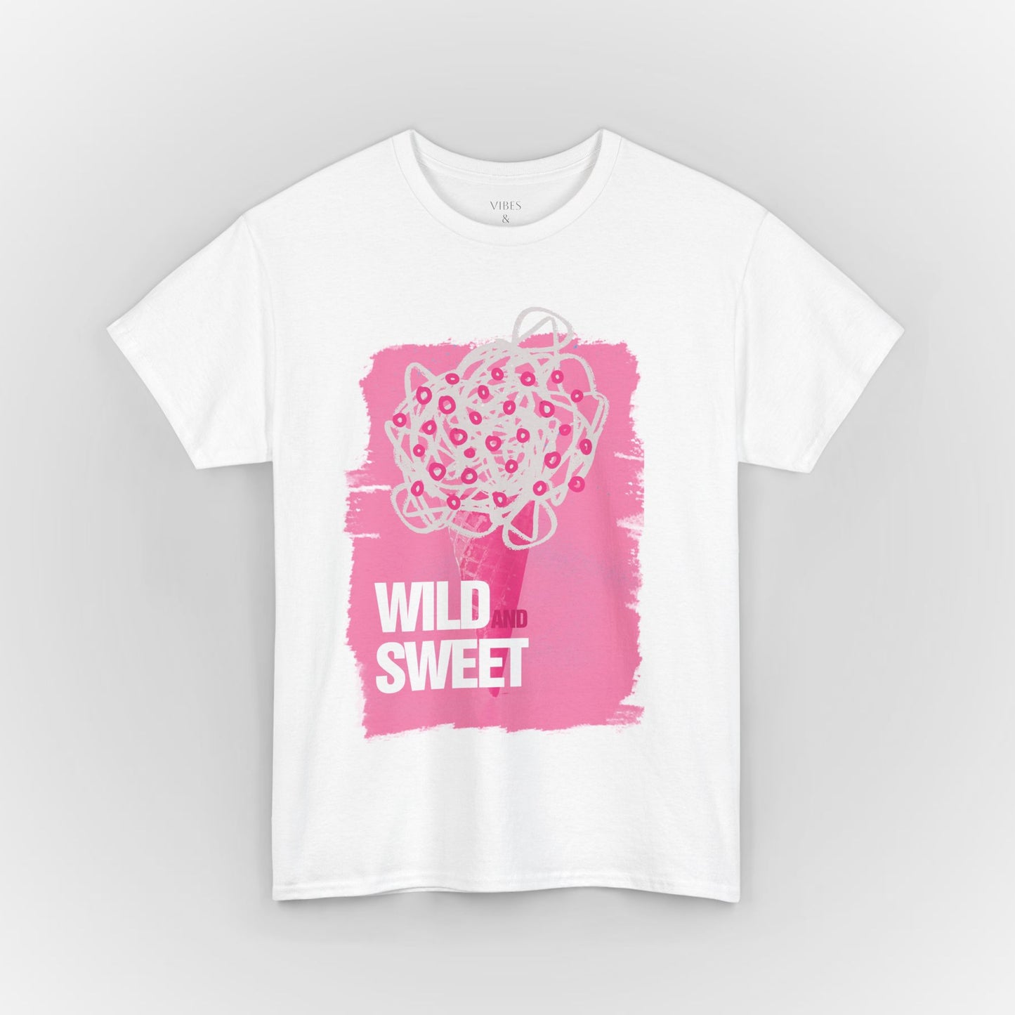 Wild and Sweet Unisex Heavy Cotton Tee - Playful Graphic Shirt for Fun-Loving Individuals