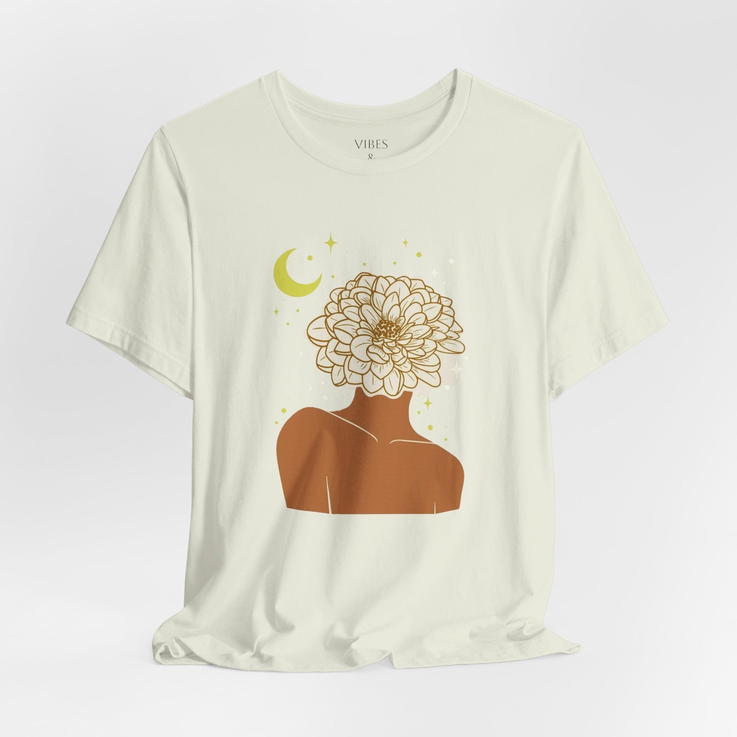 Boho Floral Graphic Tee, Aesthetic Tee, Nature Lover T-Shirt, Gift for Her, Casual Wear, Summer Top, Comfortable Tee