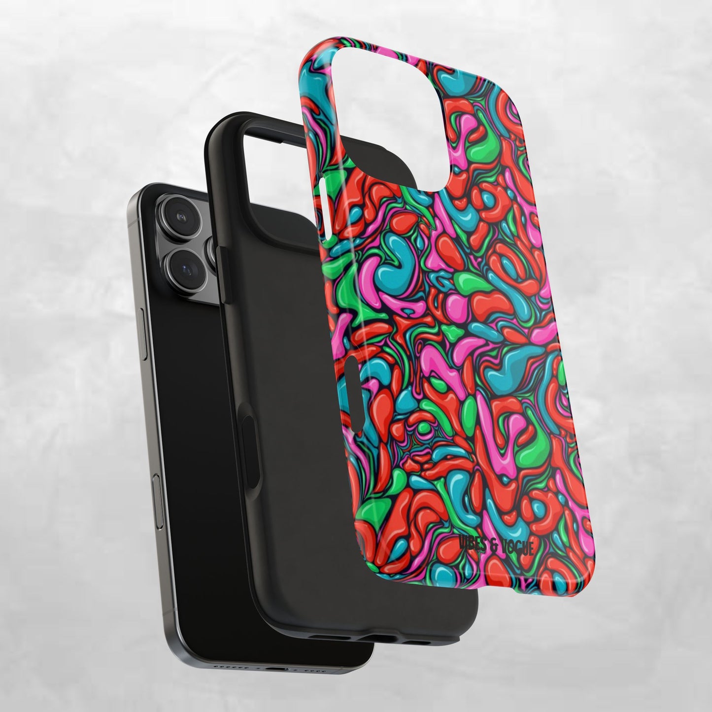 Vibrant Tough Phone Cases - Colorful Abstract Designs for Teens & Adults, Perfect Gift for Birthdays, Holidays, & Everyday Use