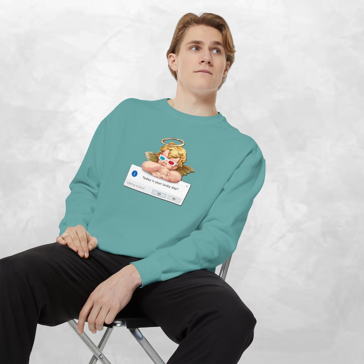 Cozy Unisex Sweatshirt with Playful Design - Perfect Gift for Friends, Parties, Casual Days, and Holidays
