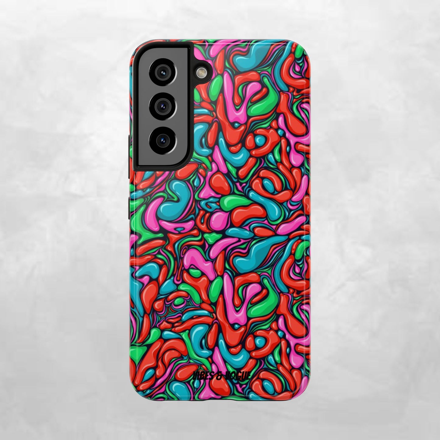 Vibrant Tough Phone Cases - Colorful Abstract Designs for Teens & Adults, Perfect Gift for Birthdays, Holidays, & Everyday Use