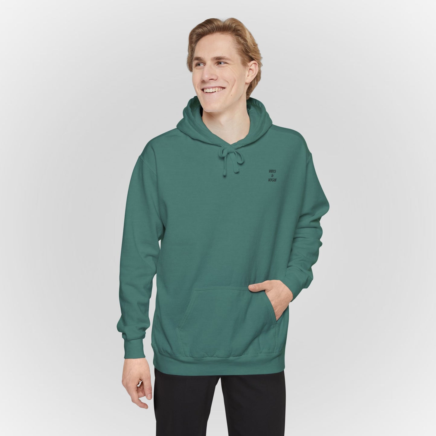 Comfortable Unisex Garment-Dyed Hoodie for Relaxed Days