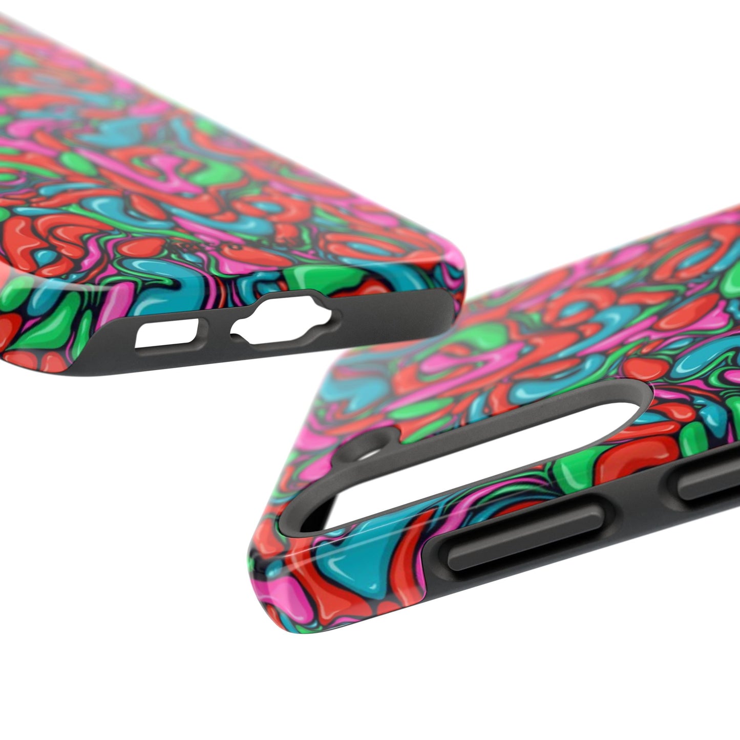 Vibrant Tough Phone Cases - Colorful Abstract Designs for Teens & Adults, Perfect Gift for Birthdays, Holidays, & Everyday Use