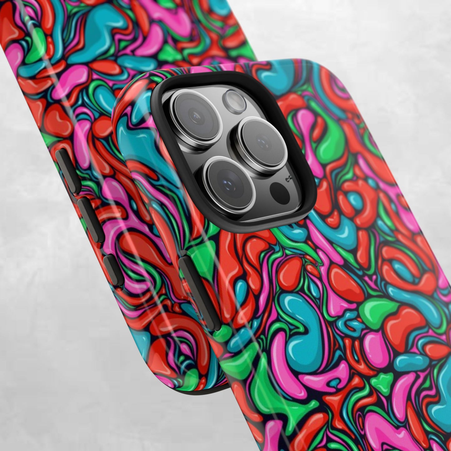 Vibrant Tough Phone Cases - Colorful Abstract Designs for Teens & Adults, Perfect Gift for Birthdays, Holidays, & Everyday Use